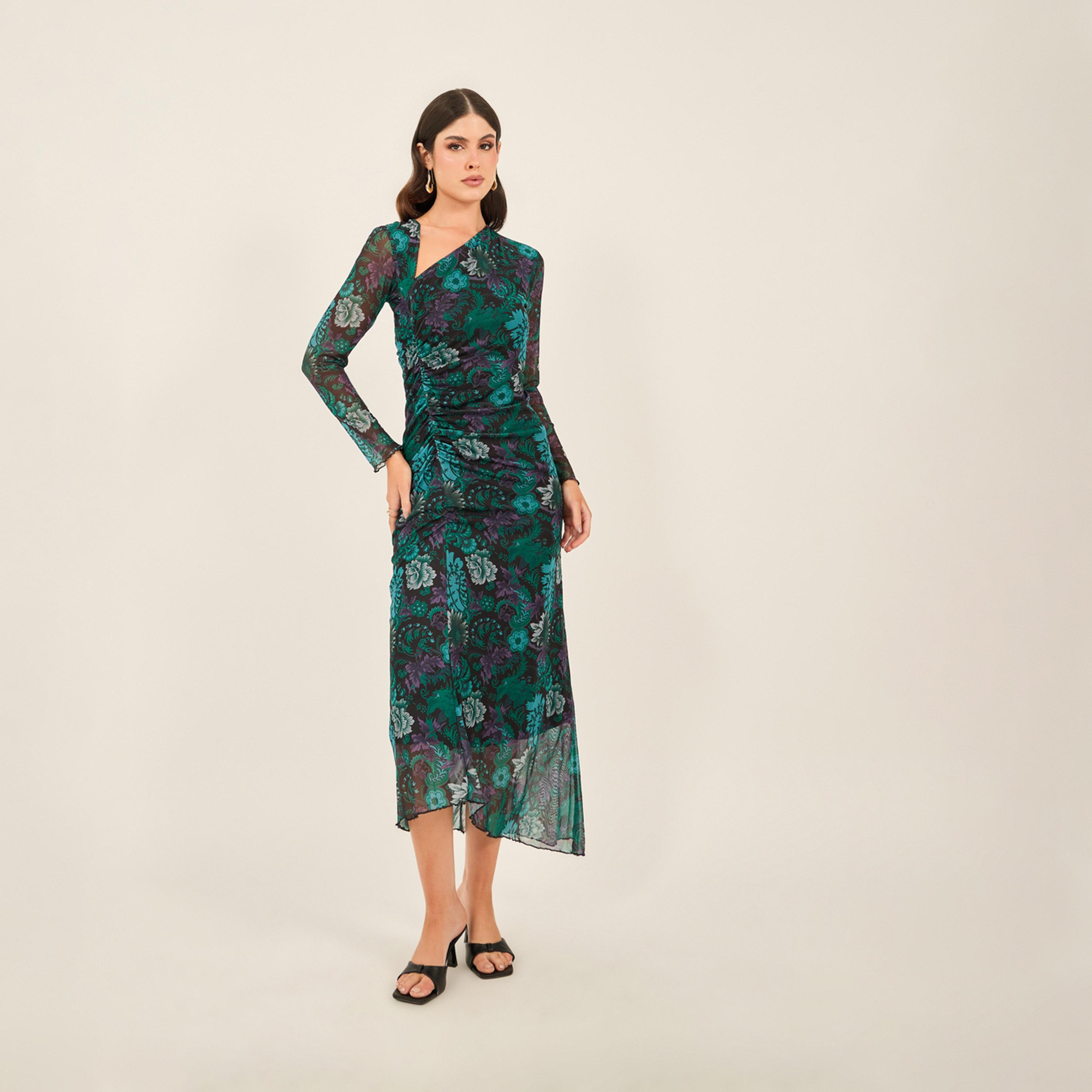 فيشود ستايلي - فستان ماكسي متعدد الطبقات بطبعة زهور-women-clothing-dresses-image-1