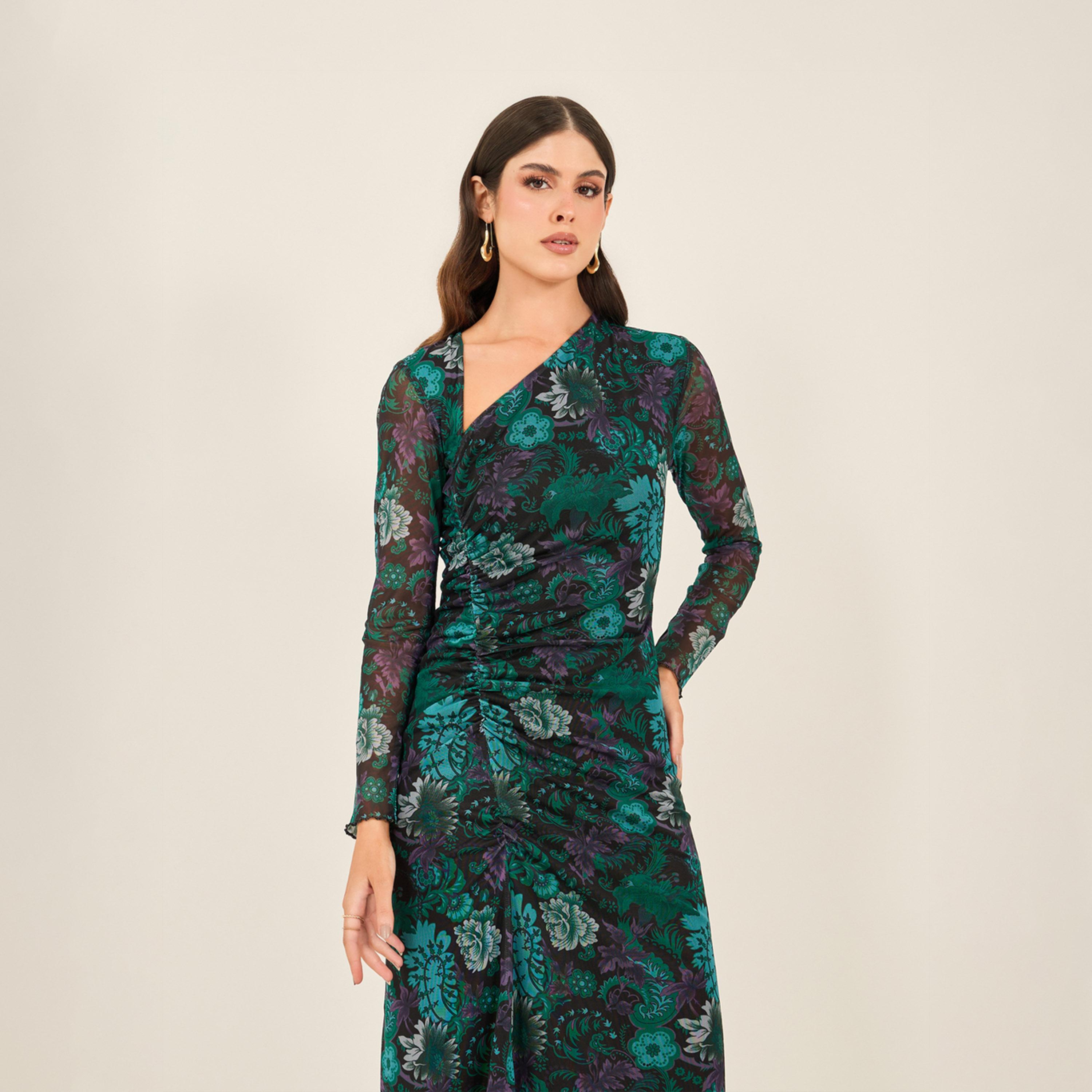 فيشود ستايلي - فستان ماكسي متعدد الطبقات بطبعة زهور-women-clothing-dresses-image-3