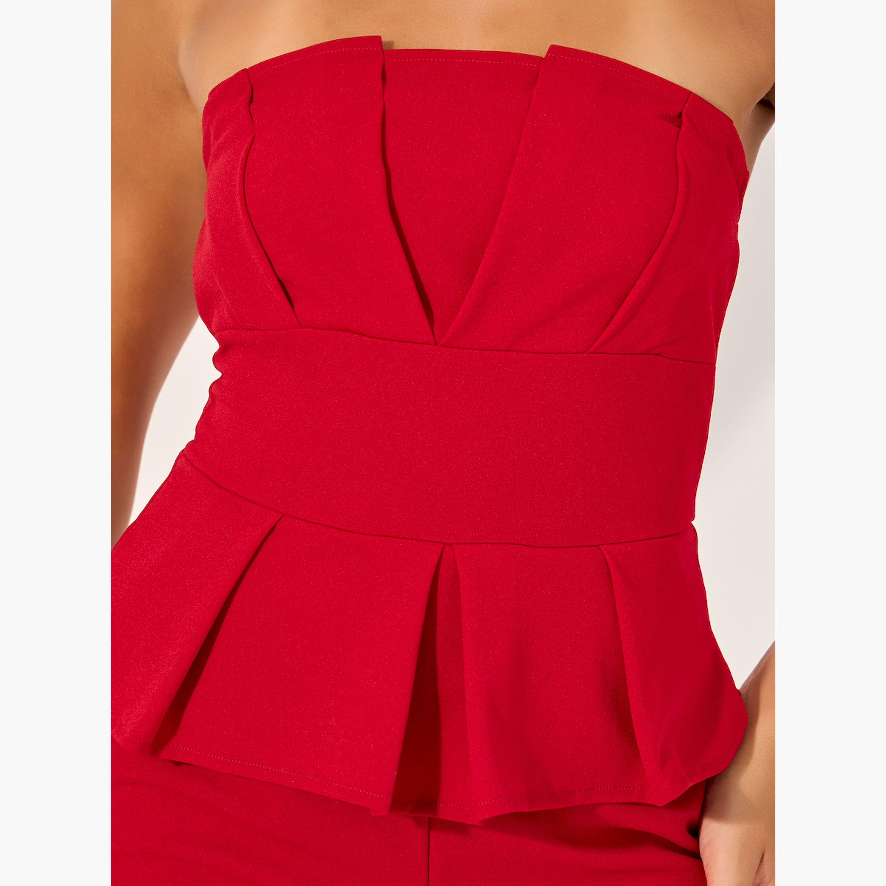 Styli Bandeau Neck Wide Leg Jumpsuit-women-clothing-jumpsuits-image-3