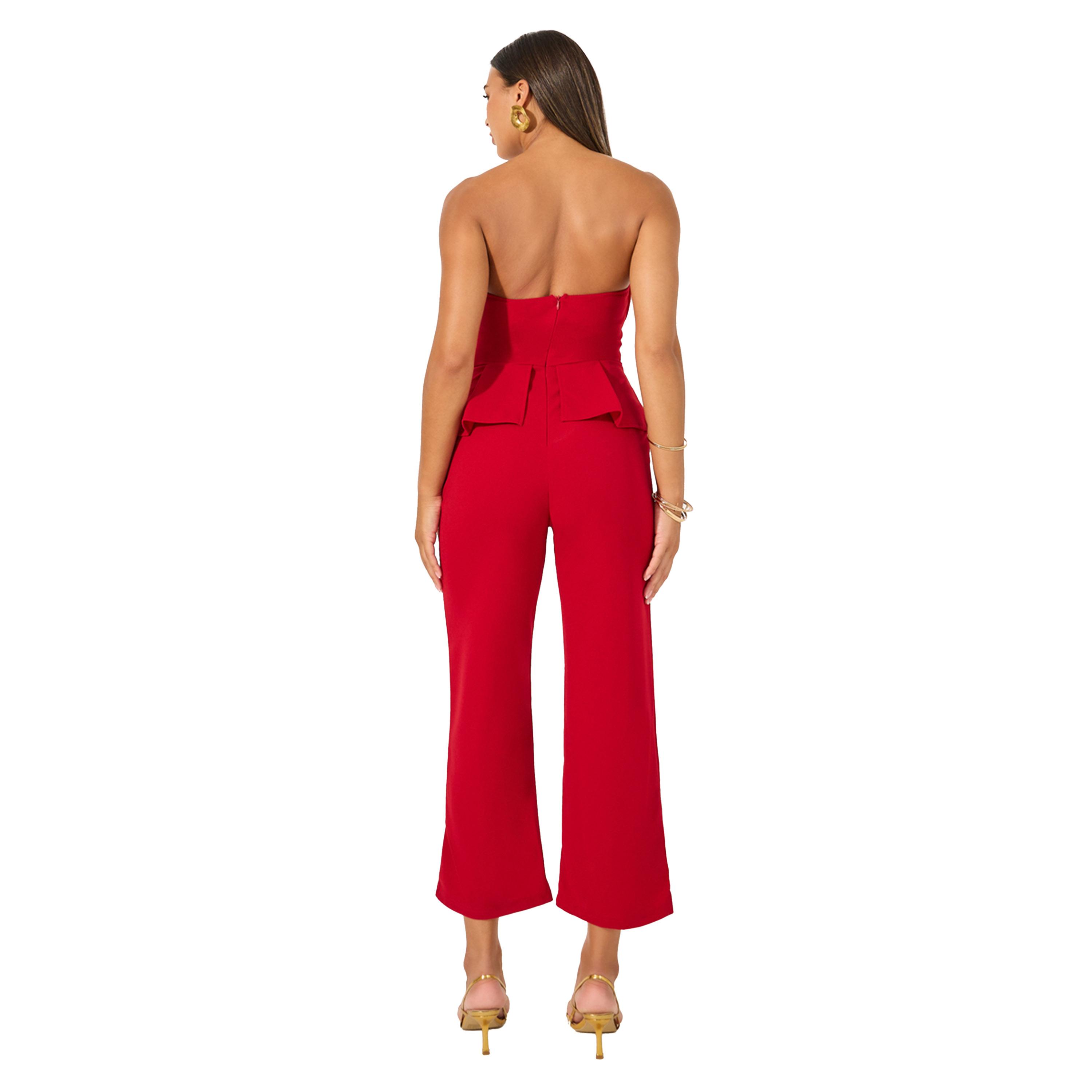Styli Bandeau Neck Wide Leg Jumpsuit-women-clothing-jumpsuits-image-4