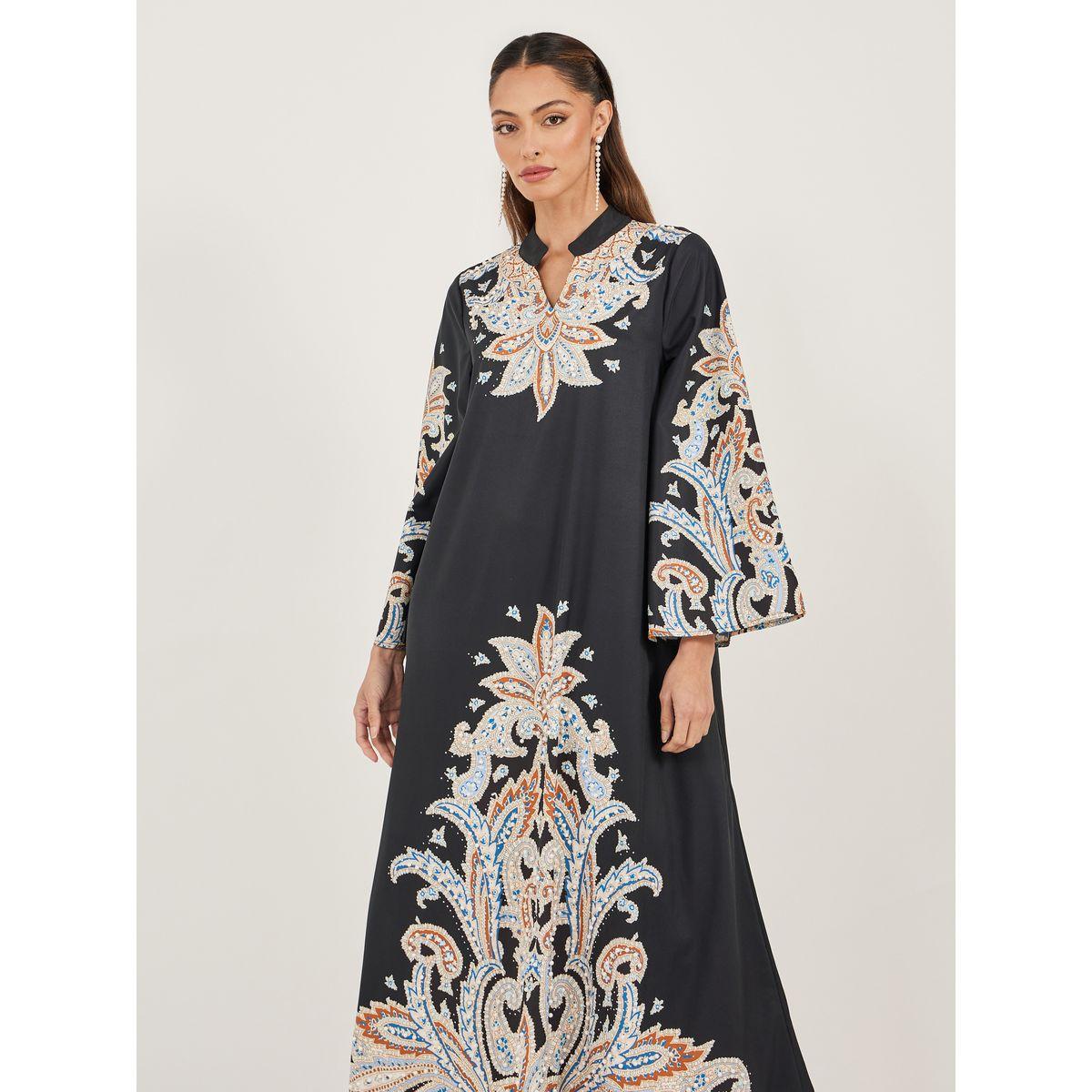 جلابية طويلة بطبعة رقمية-women-arabicclothing-jalabiyas-image-3
