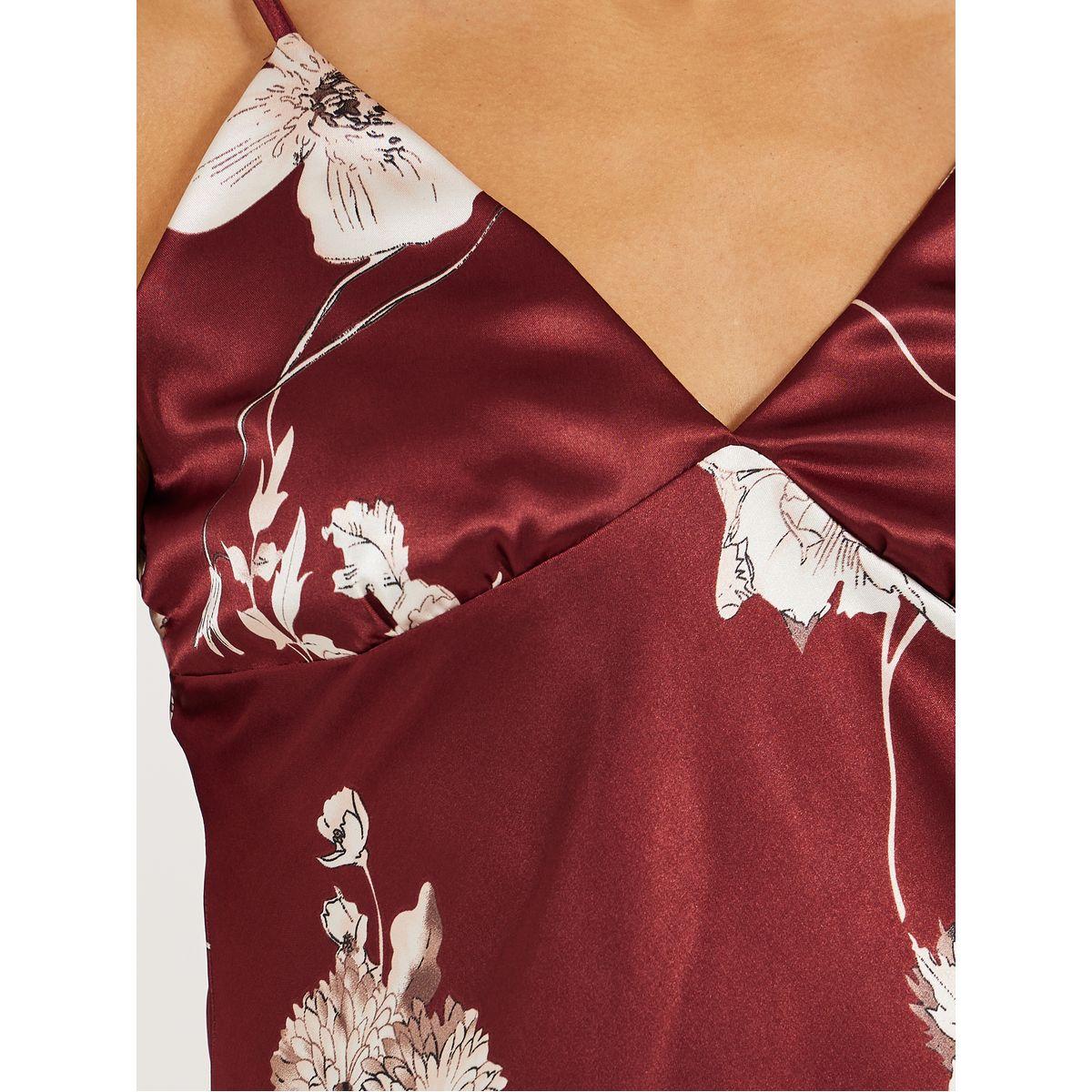 قميص نوم ساتان بطبعة زهور-women-clothing-nightwear-nighties-image-3