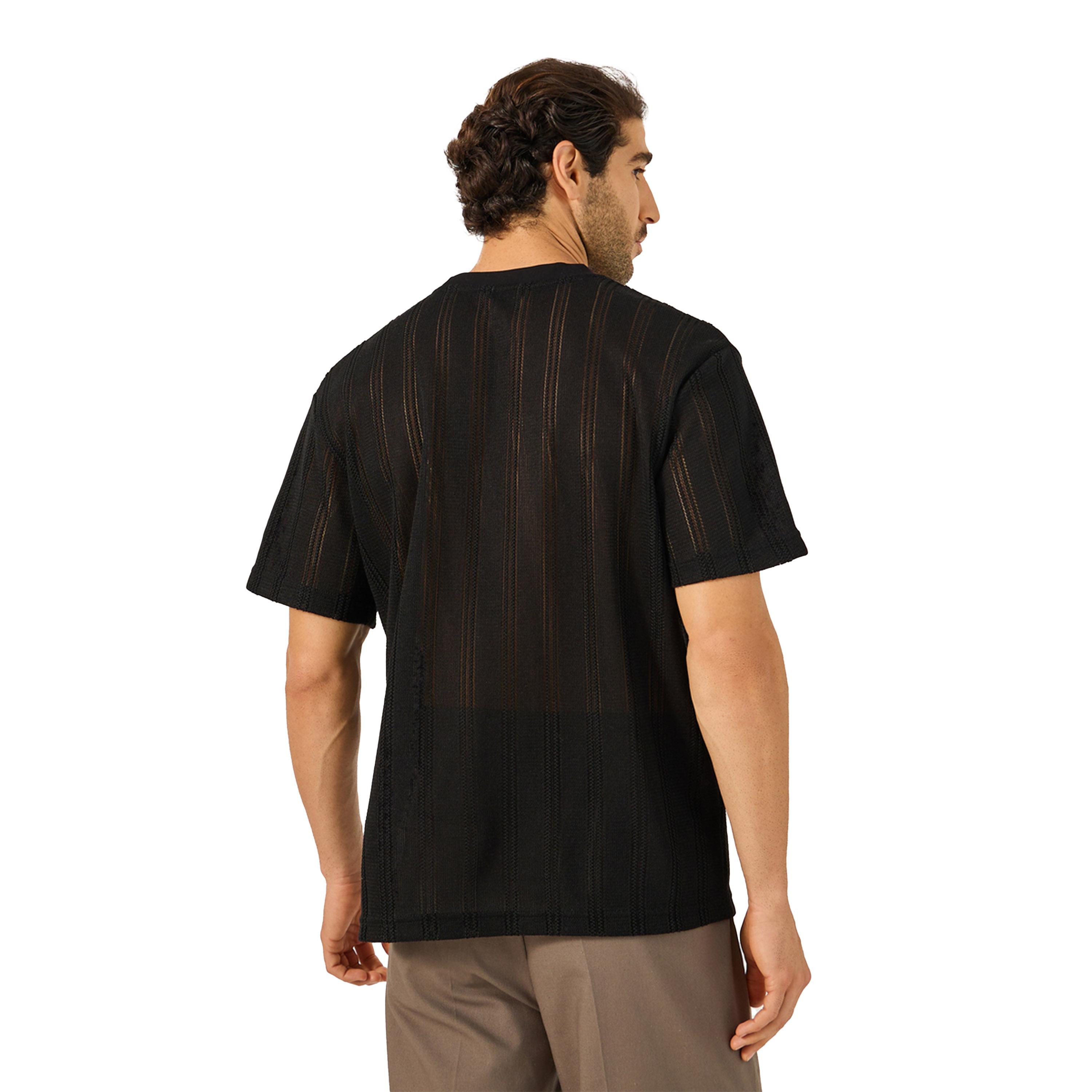 Styli Sheer Striped Short Sleeve Oversized T-Shirt-men-clothing-tshirtsandpolos-tshirts-image-4