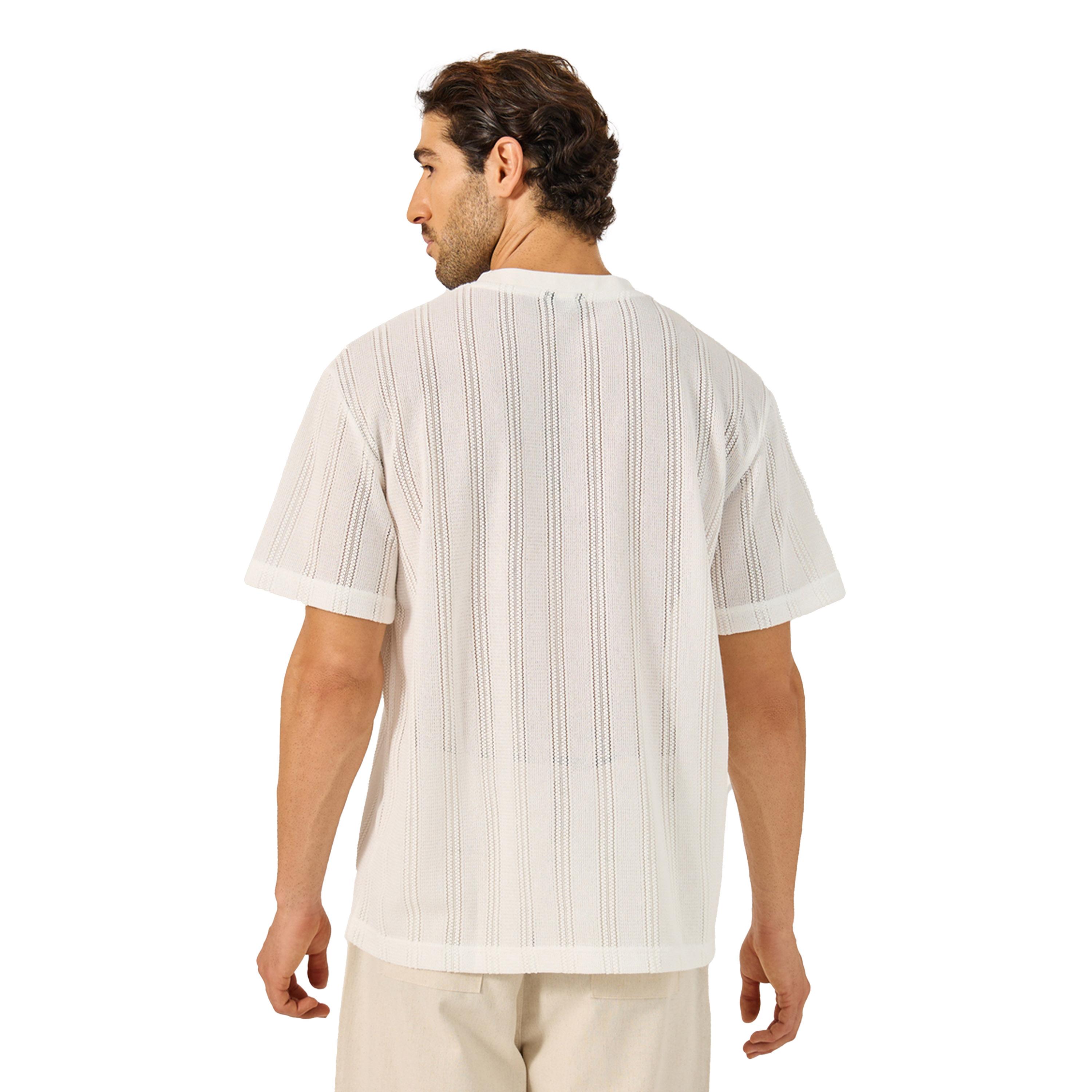 Styli Sheer Striped Short Sleeve Oversized T-Shirt-men-clothing-tshirtsandpolos-tshirts-image-4