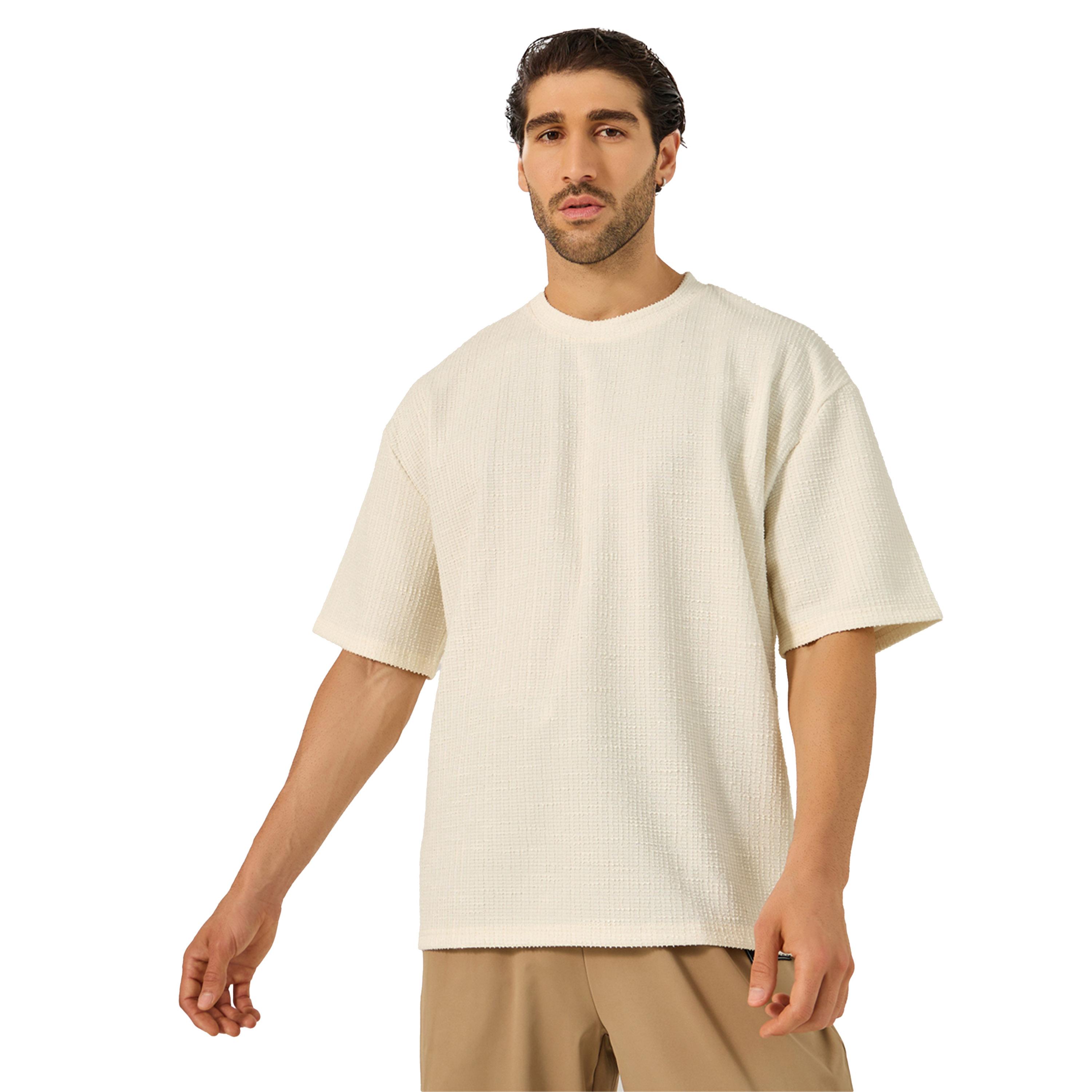 ستايلي -  تي شيرت تصميم مربع وأكمام قصيرة-men-clothing-tshirtsandpolos-tshirts-image-1