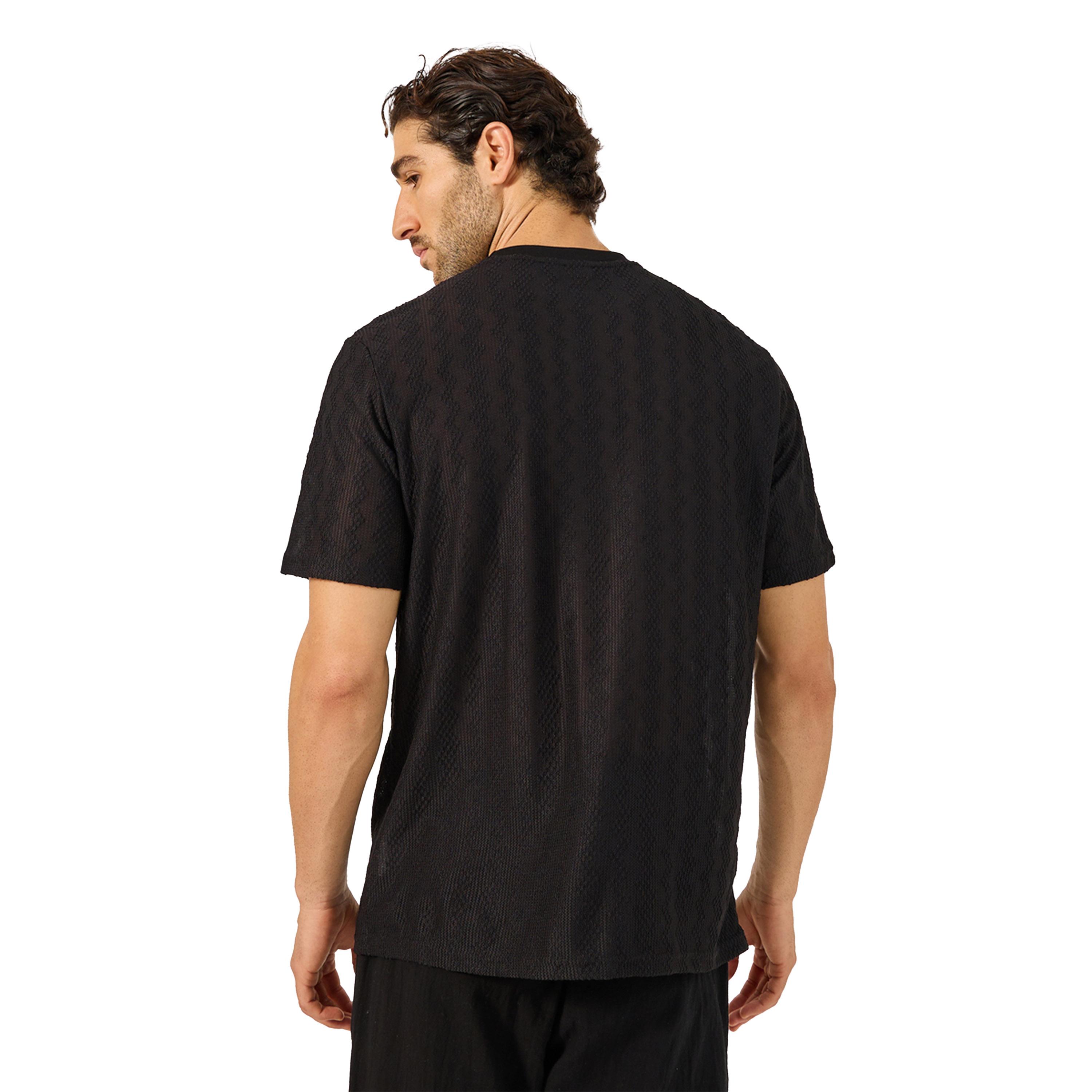 Styli Chevron Textured Short Sleeve Regular Fit T-Shirt-men-clothing-tshirtsandpolos-tshirts-image-4