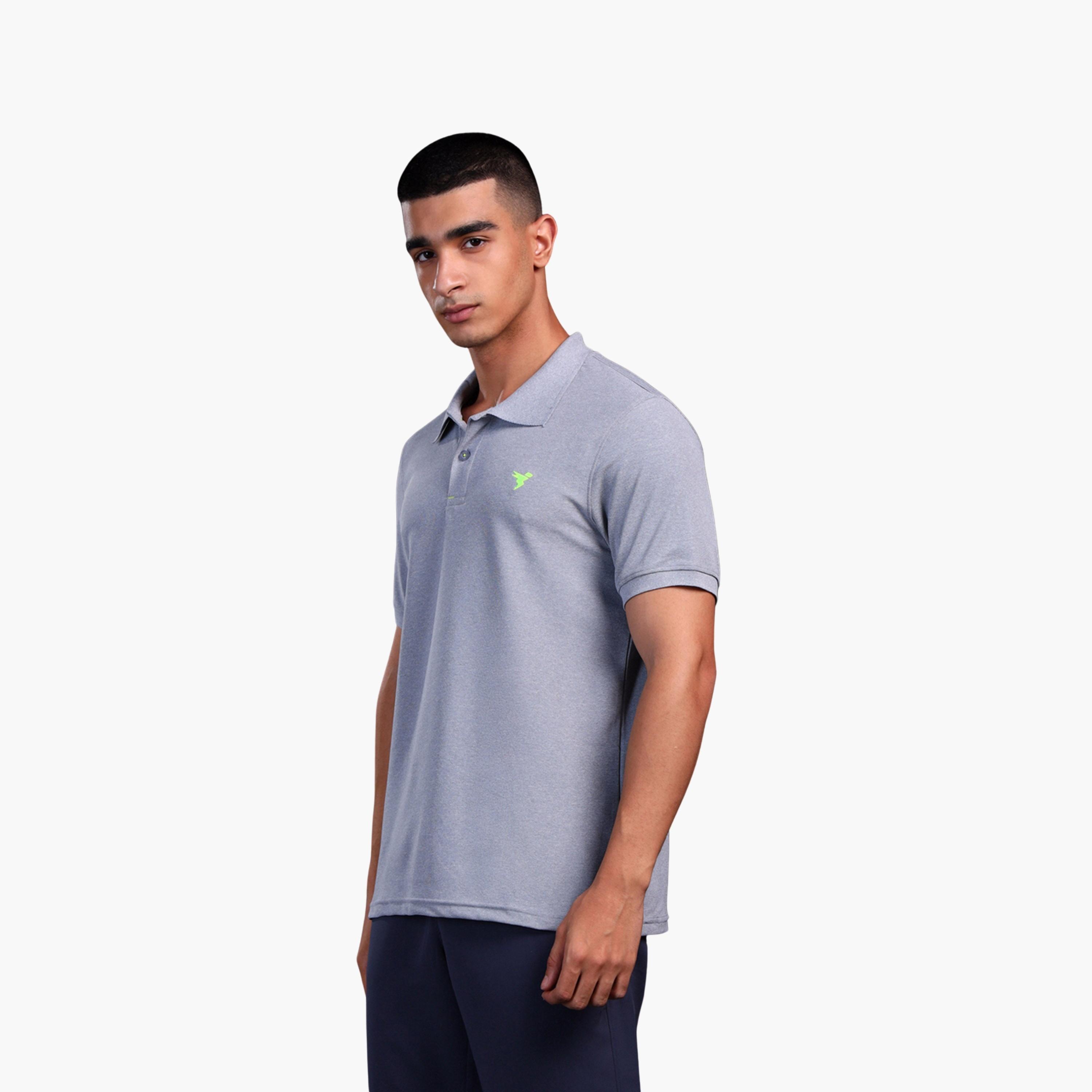 Technosport X Styli Polo Melange Hs-men-clothing-sportswearandactivewear-tshirtsandpolos-image-1