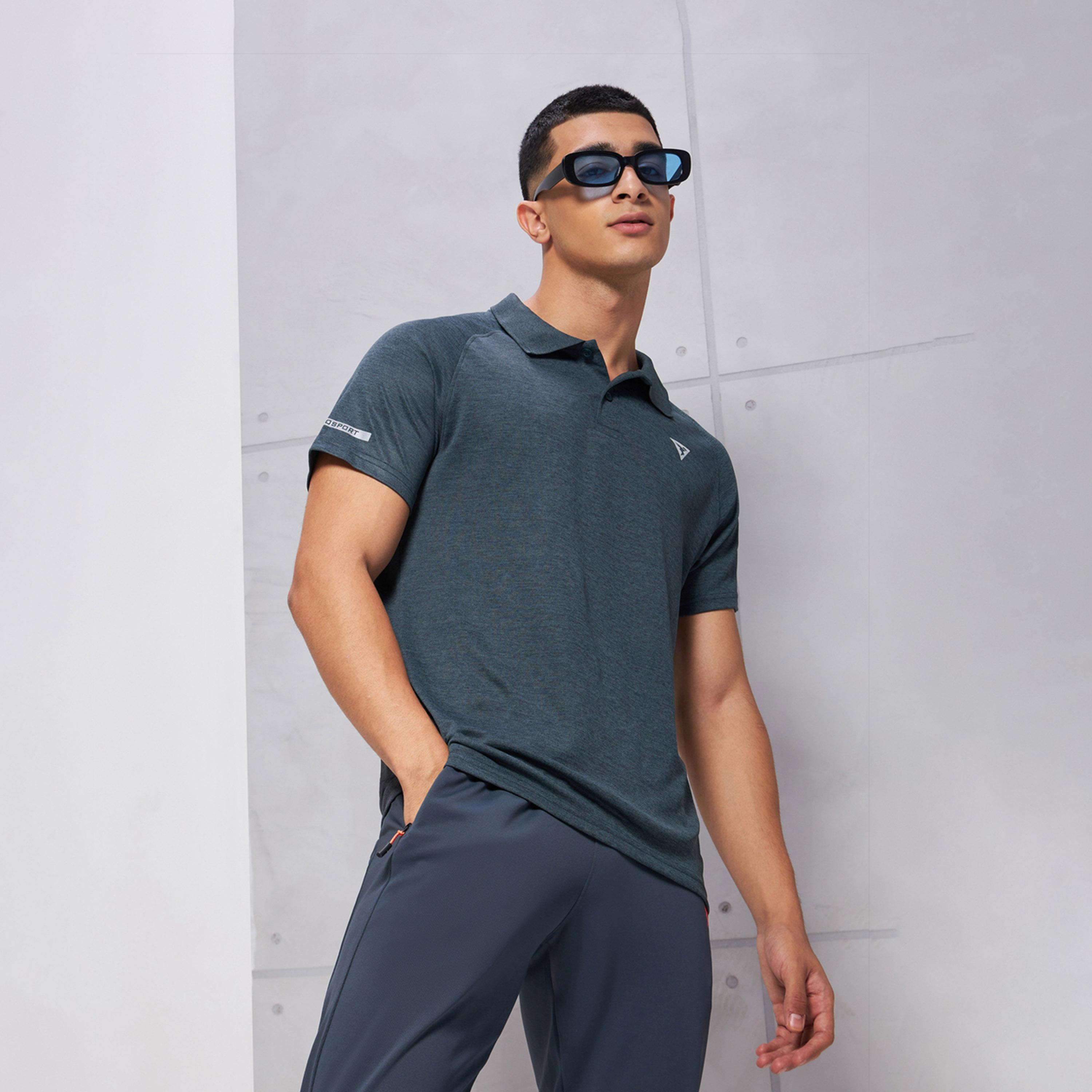 Technosport X Styli Polo Melange Hs-men-clothing-sportswearandactivewear-tshirtsandpolos-image-2