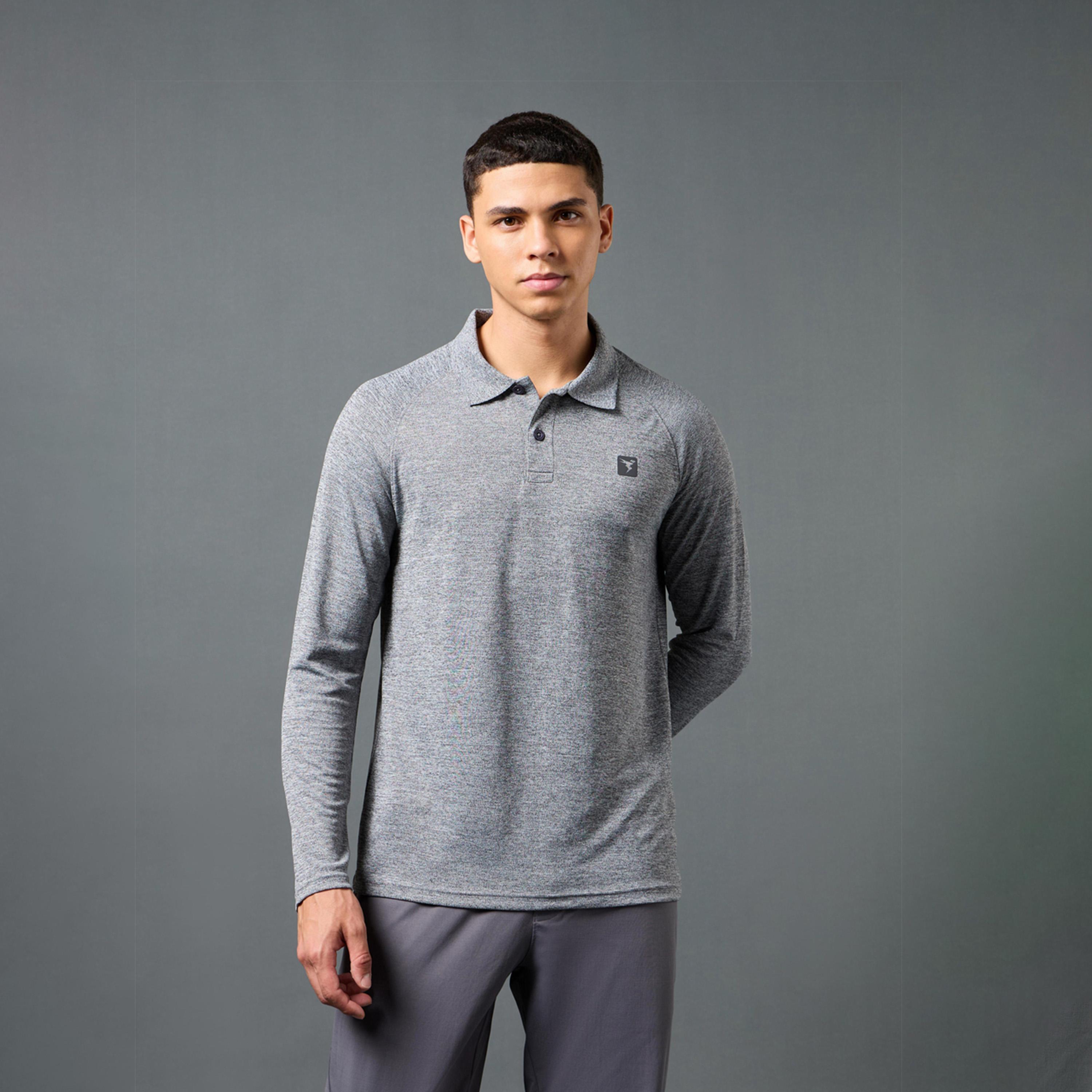 تكنوسبورت × ستايلي - تي شيرت بولو بأكمام طويلة-men-clothing-sportswearandactivewear-tshirtsandpolos-image-1