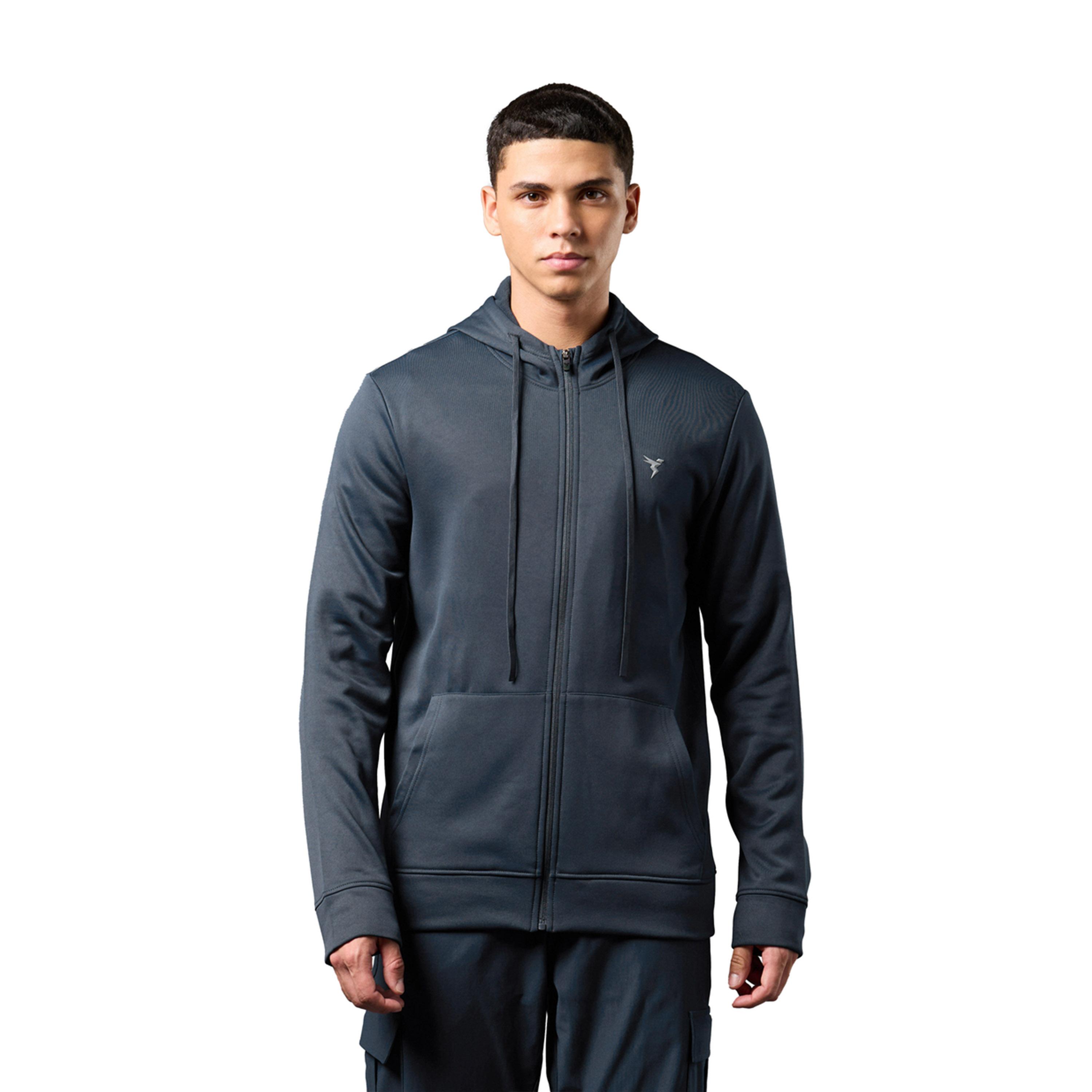 Technosport X Styli Solid Hoodie With Zip-men-clothing-jacketsandblazers-jackets-image-5