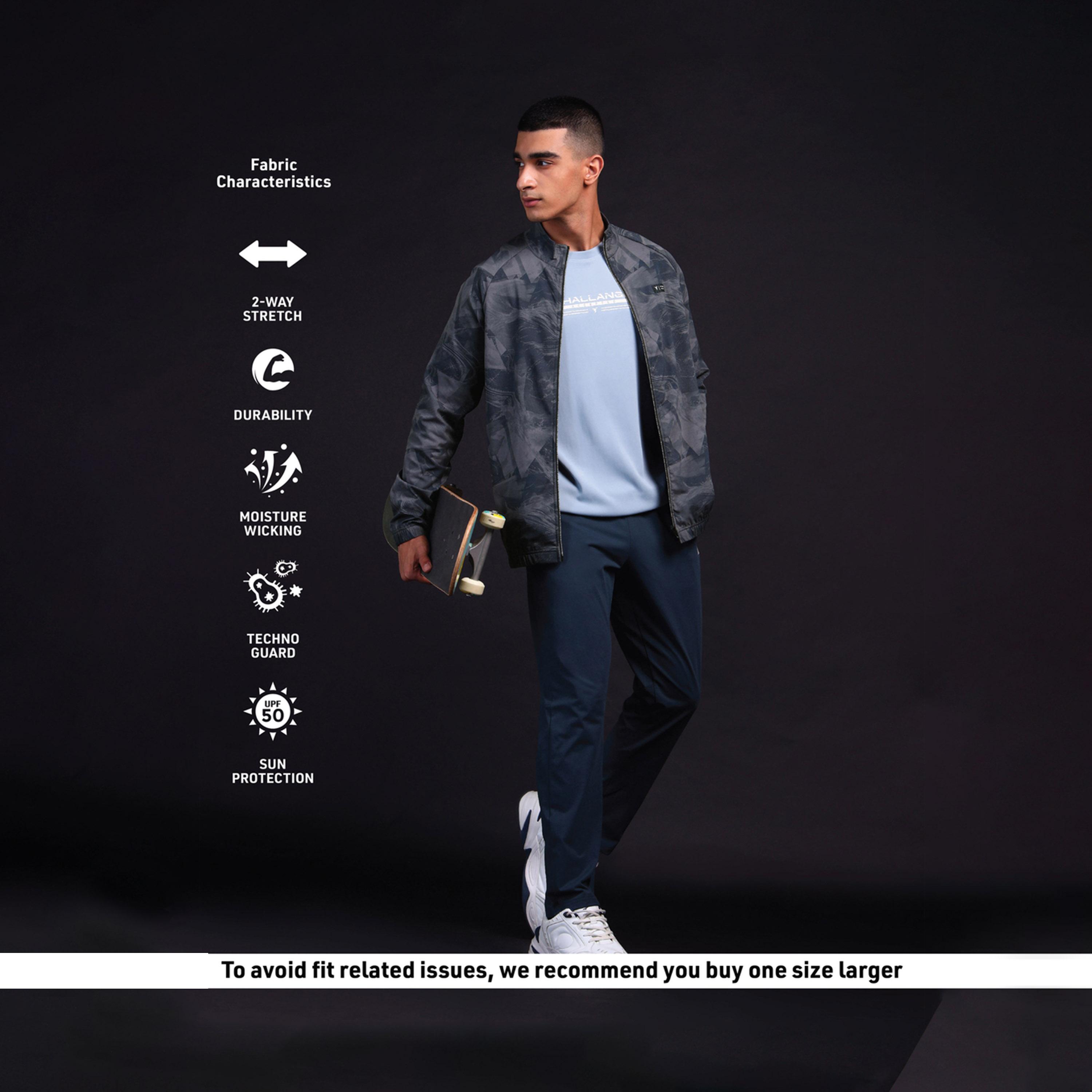 Technosport X Styli Solid 2-Way Stretch Woven Jacket Fs-men-clothing-sportswearandactivewear-hoodiesandsweatshirts-image-4
