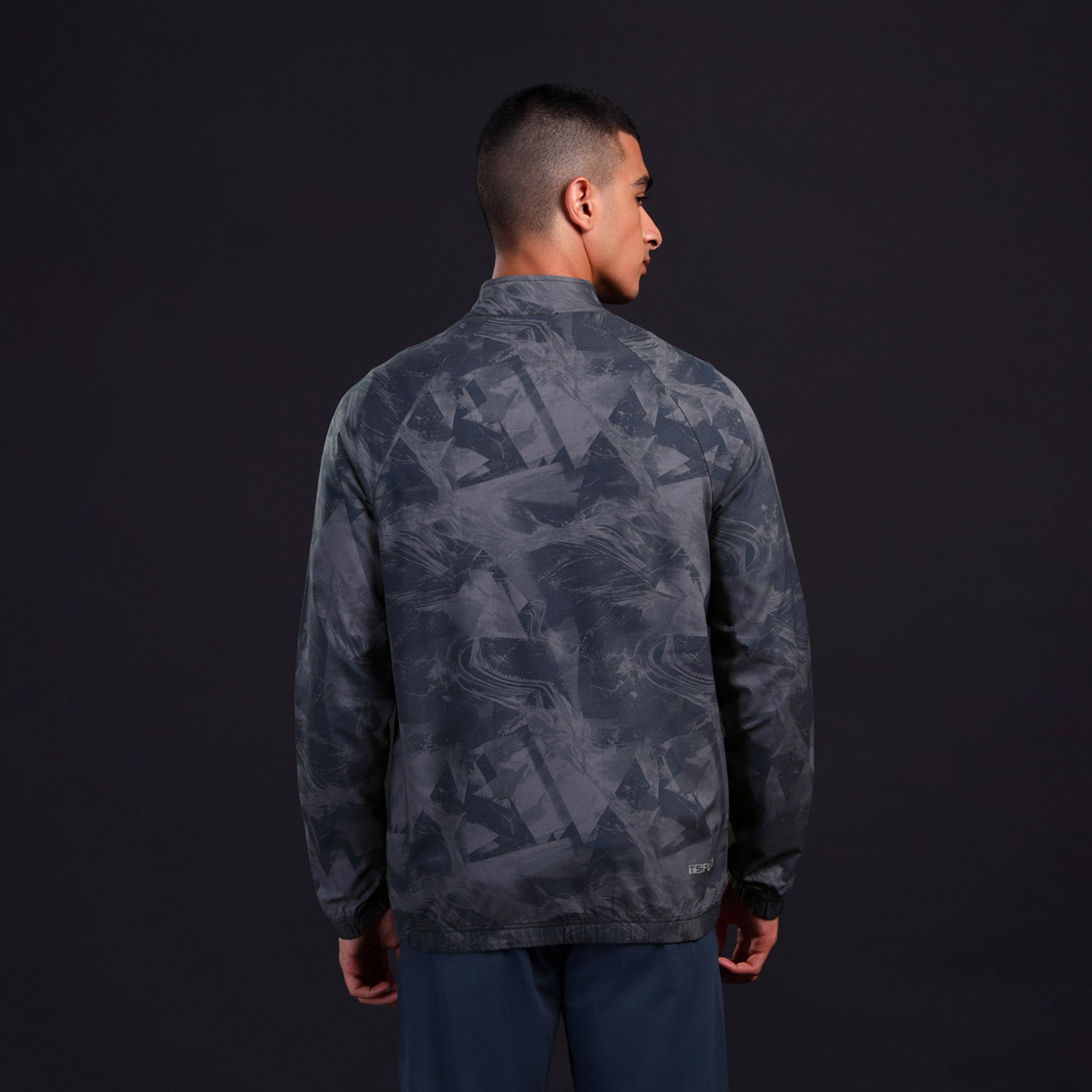 تكنو سبورت × ستايلي - جاكيت سادة محبوك مع تمدد باتجاهين-men-clothing-sportswearandactivewear-hoodiesandsweatshirts-image-5