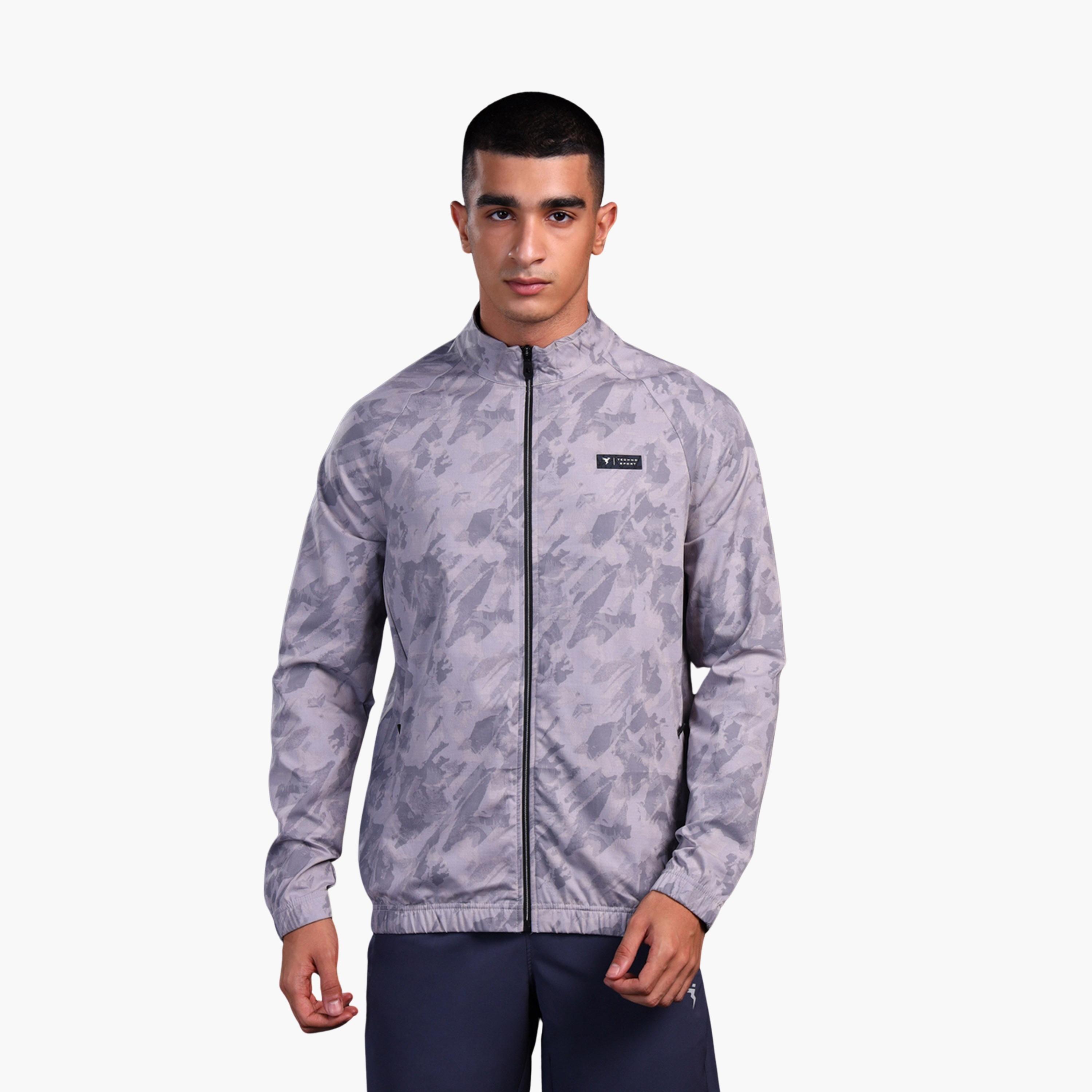 Technosport X Styli Solid 2-Way Stretch Woven Jacket Fs-men-clothing-sportswearandactivewear-hoodiesandsweatshirts-image-1