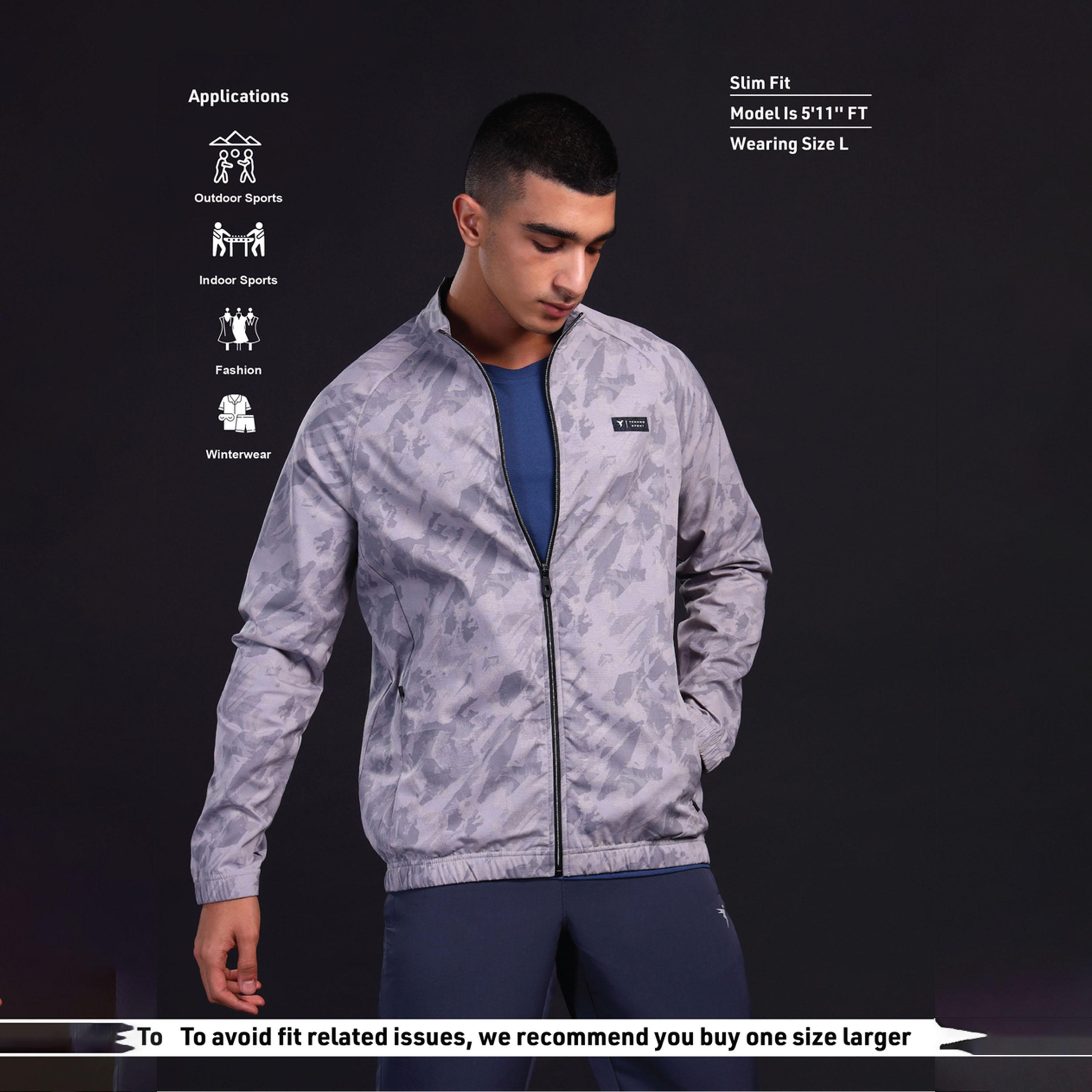 Technosport X Styli Solid 2-Way Stretch Woven Jacket Fs-men-clothing-sportswearandactivewear-hoodiesandsweatshirts-image-2