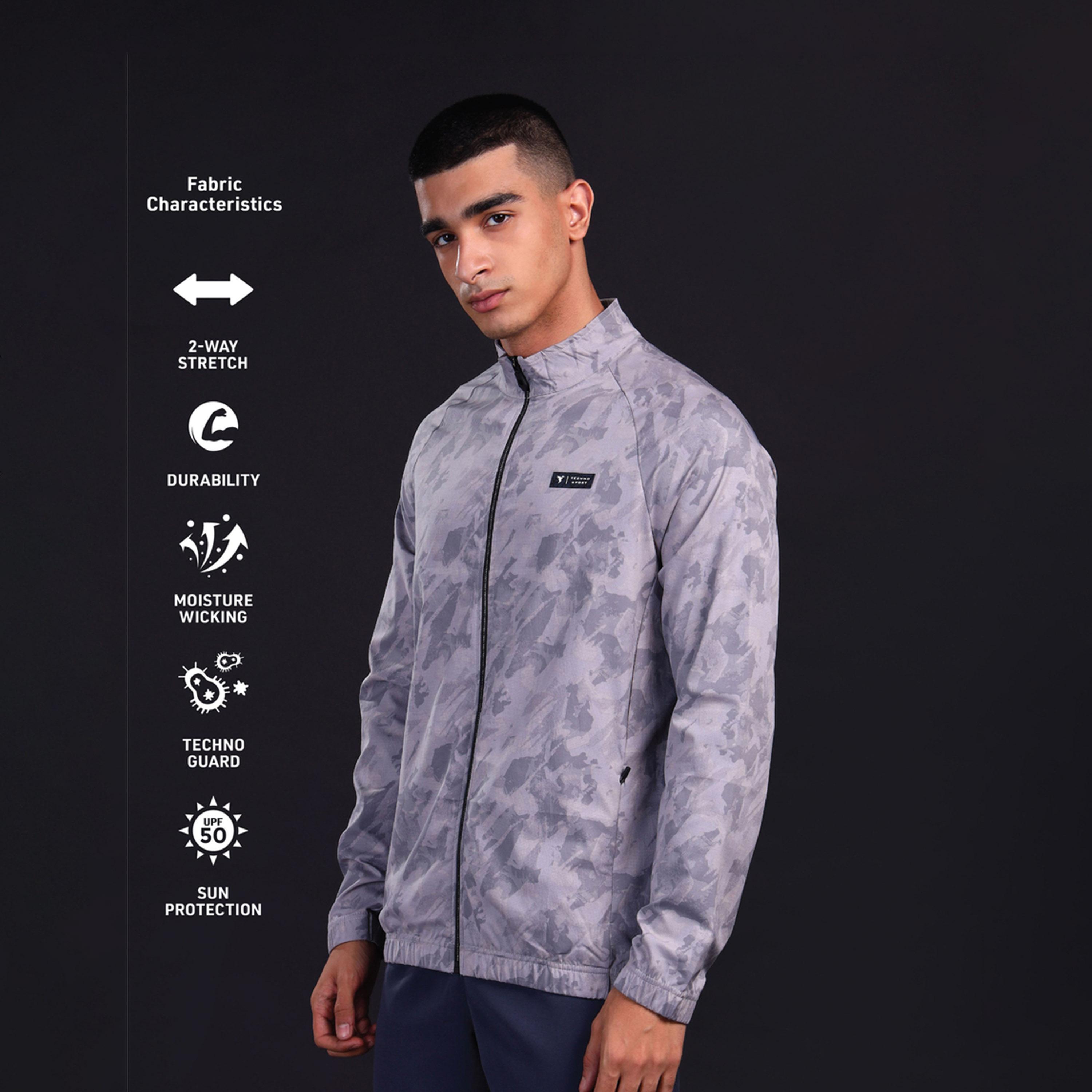 تكنو سبورت × ستايلي - جاكيت سادة محبوك مع تمدد باتجاهين-men-clothing-sportswearandactivewear-hoodiesandsweatshirts-image-4