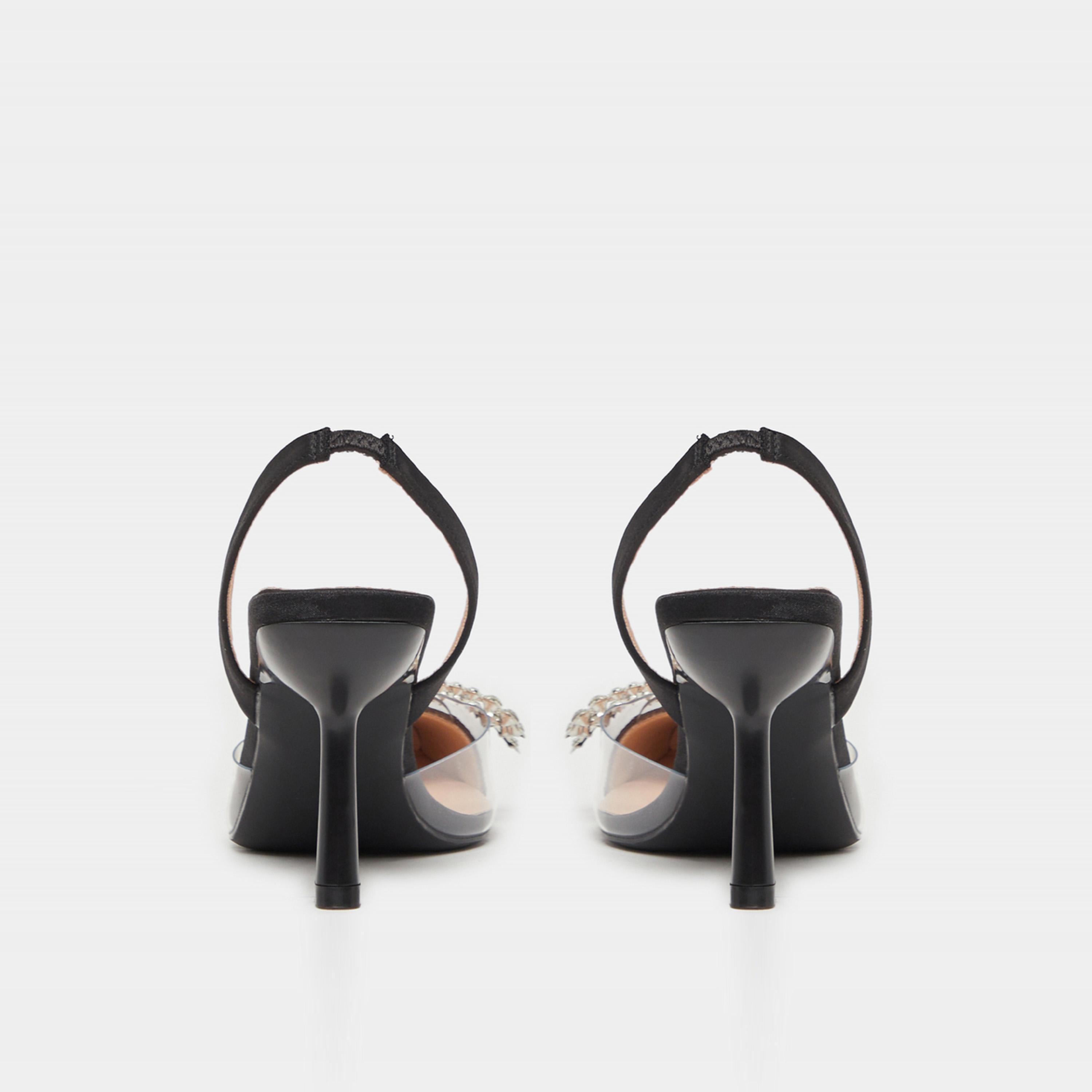 Styli Embellished Pointed Toe Kitten Heel Sandals-women-shoes-heels-image-4