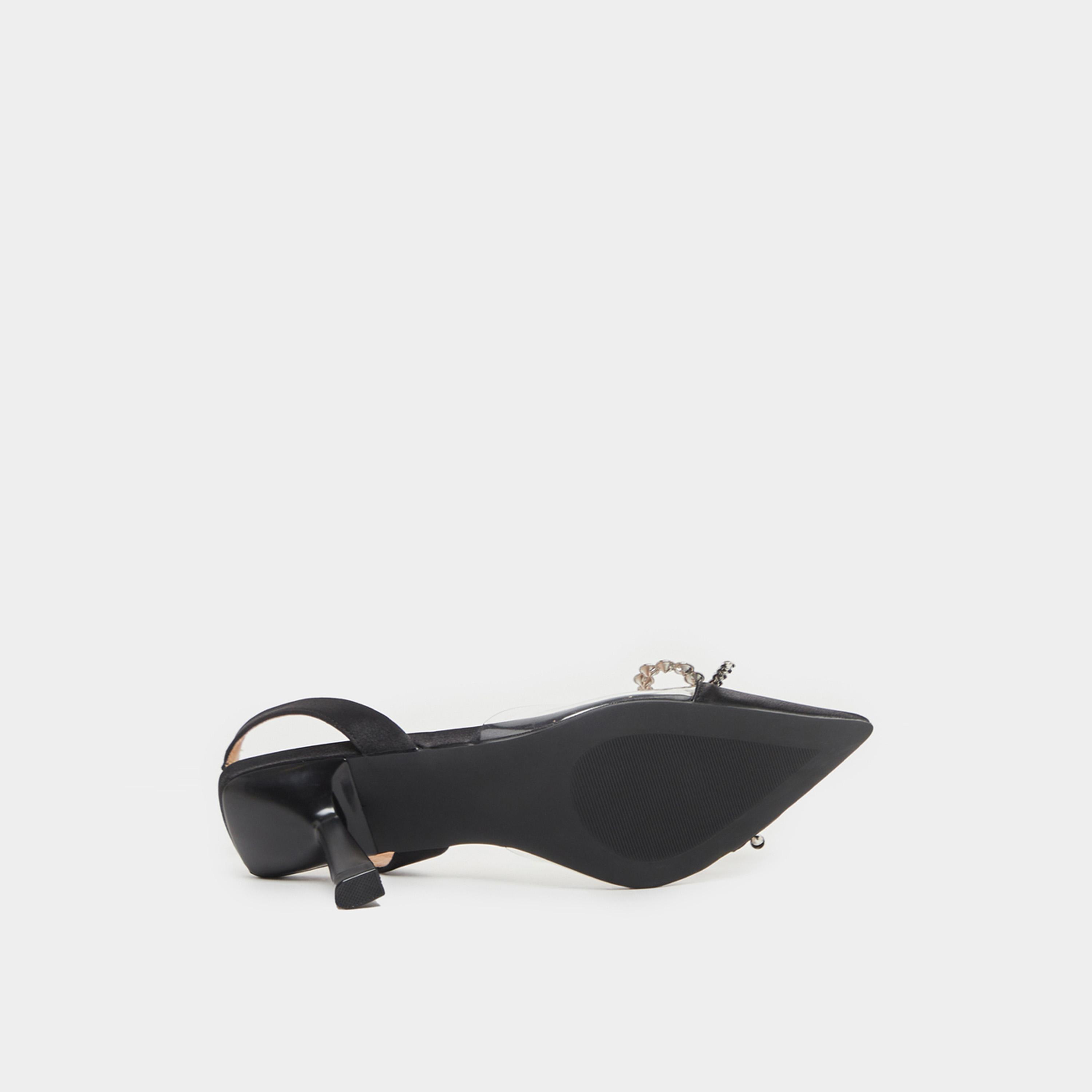Styli Embellished Pointed Toe Kitten Heel Sandals-women-shoes-heels-image-6