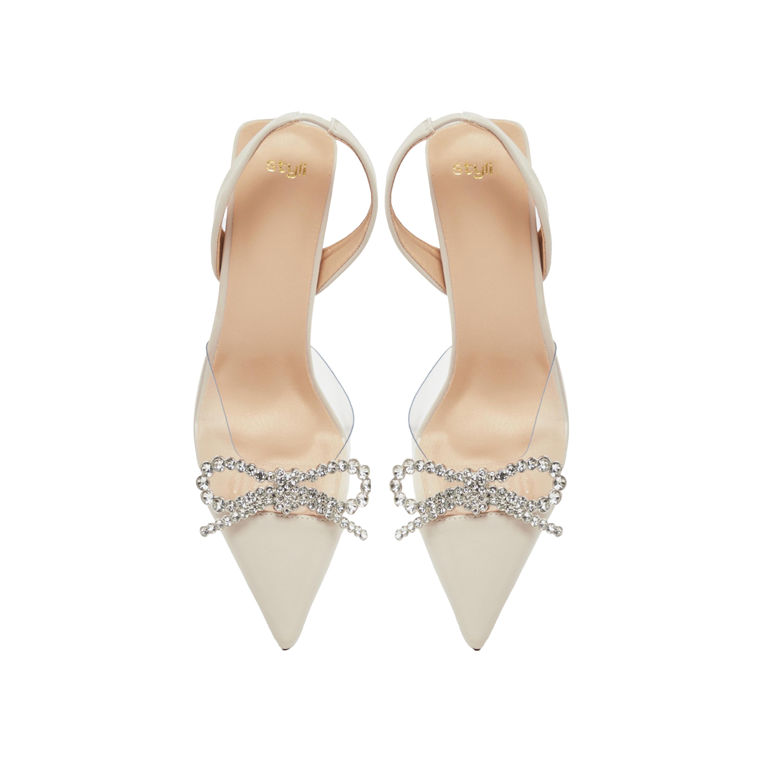 ستايلي - حذاء بكعب صغير مزين بمقدمة مدببة-women-shoes-heels-image-5