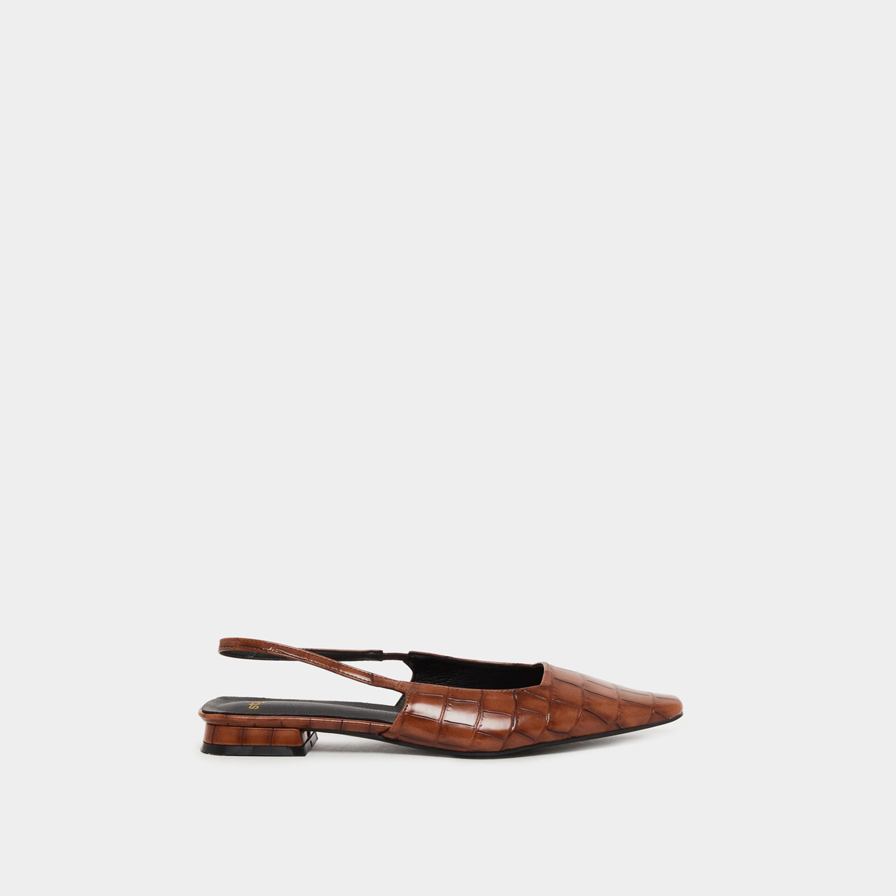 ستايلي - حذاء مفتوح من الخلف بنقشة حيوانات-women-shoes-heels-image-1