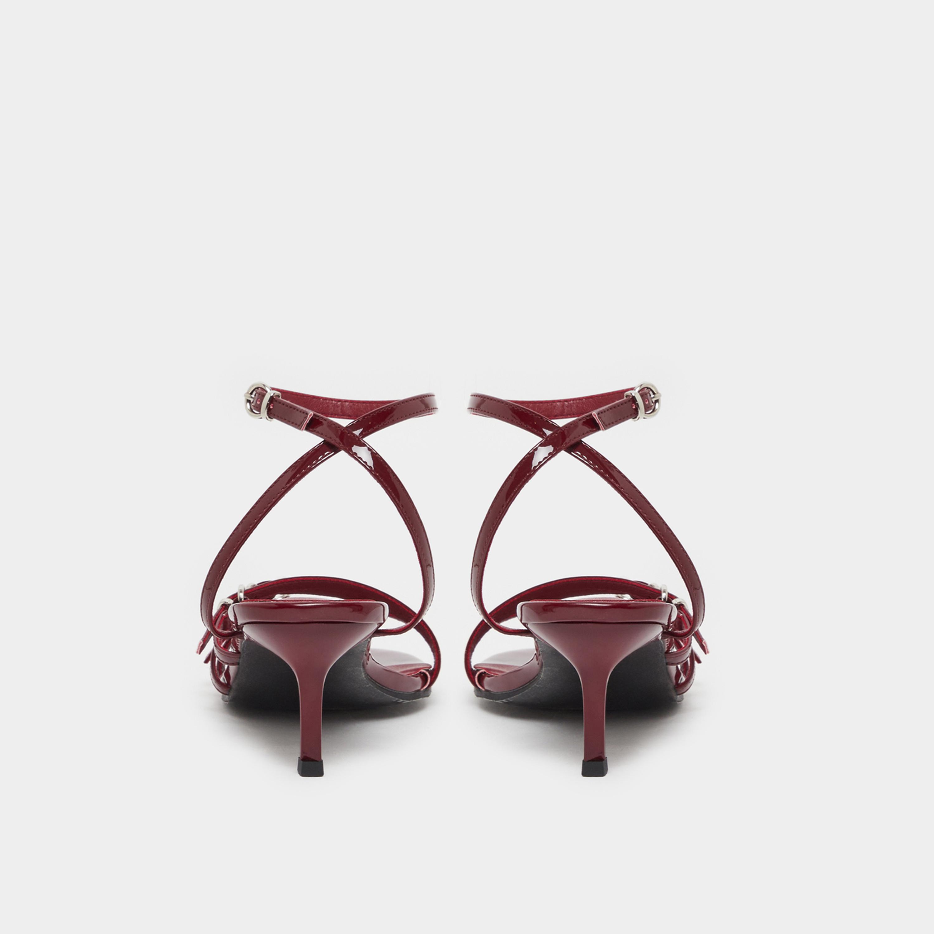 Styli Belted Strap Stiletto Heel Sandals-women-shoes-sandals-heeled-image-4