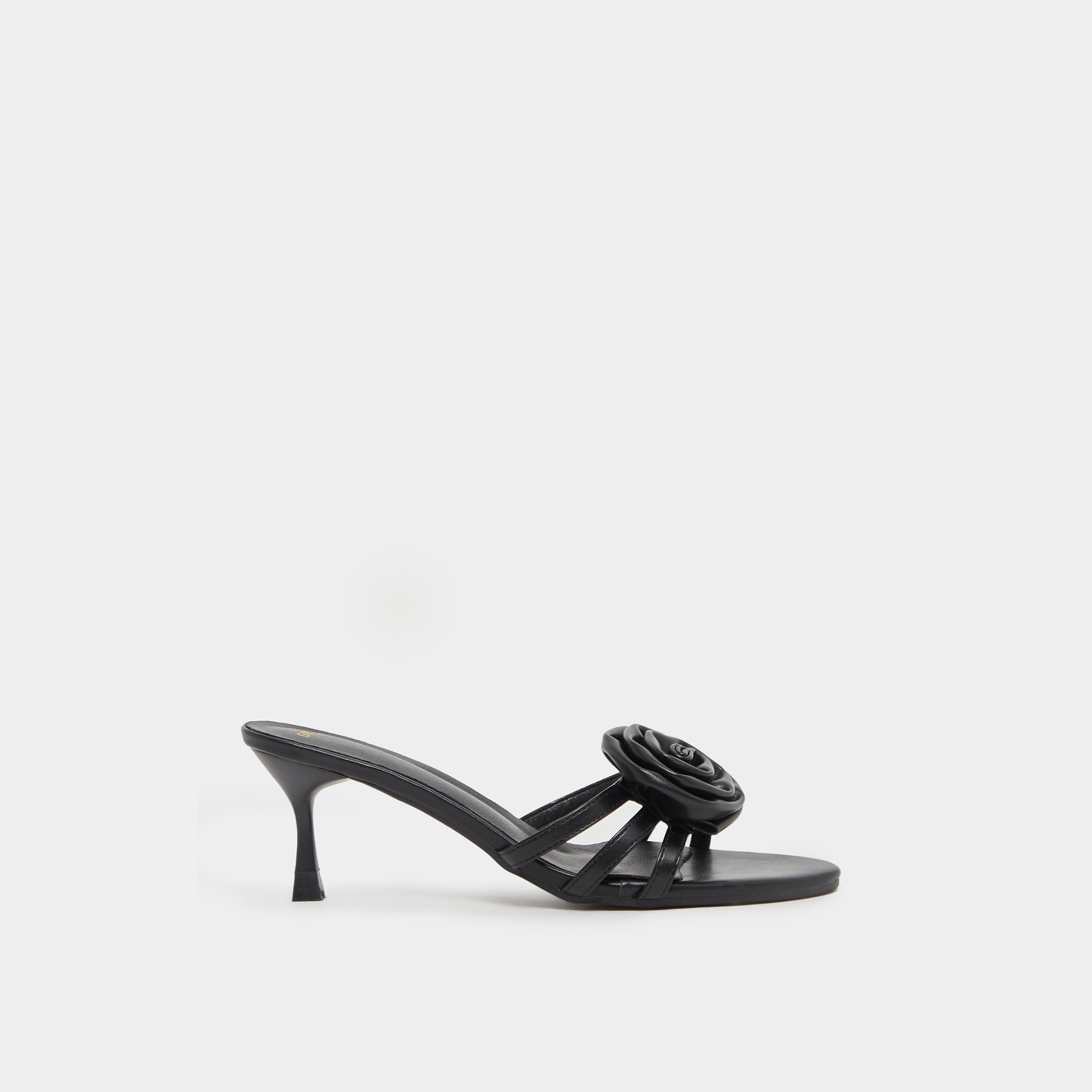ستايلي - صندل بكعب ستيليتو مزين بورود-women-shoes-heels-image-1