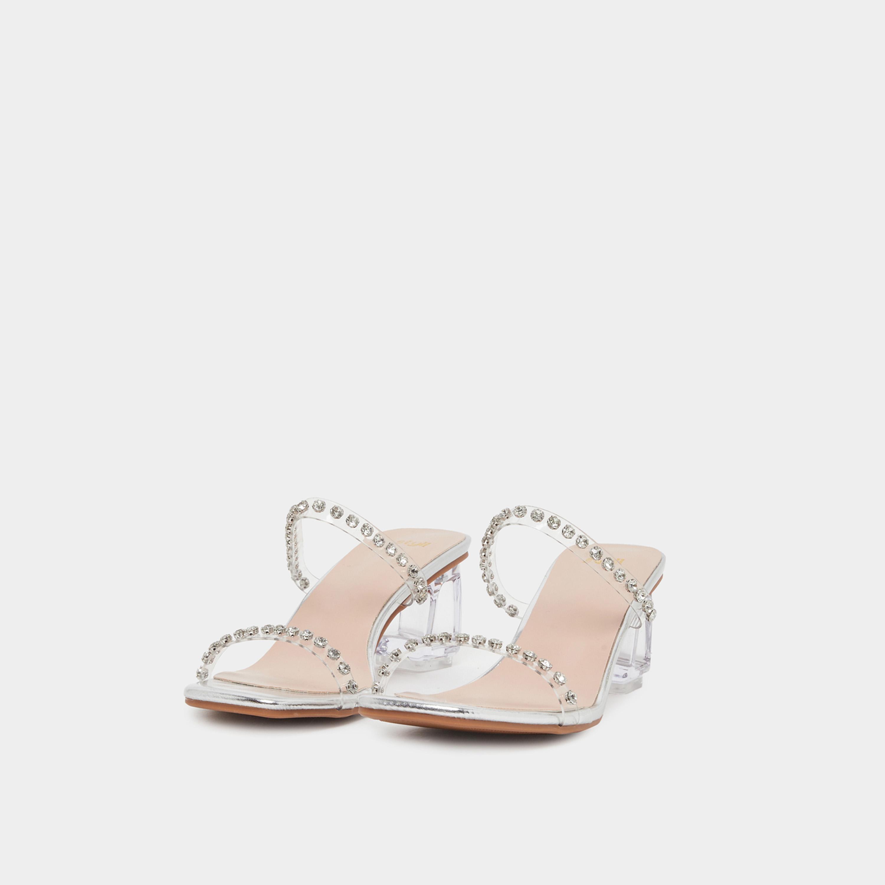 ستايلي - صندل شفاف مفتوح من الأمام بكعب عريض-women-shoes-sandals-heeled-image-2