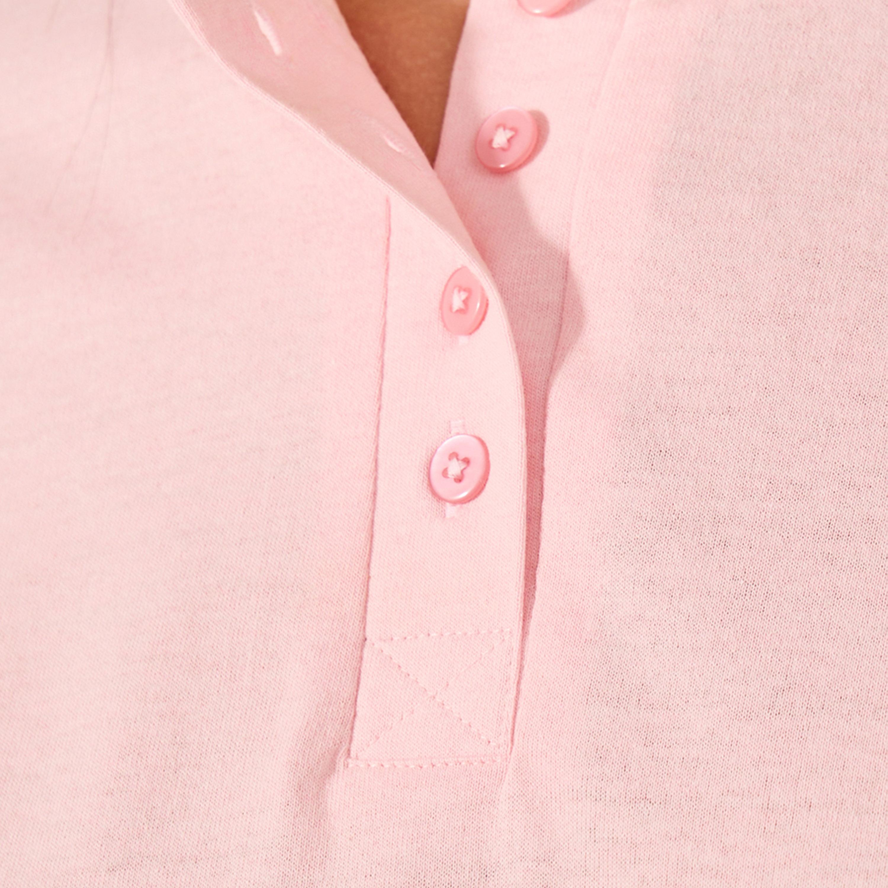 Styli Pink Knitted T-Shirt and Pyjama Set-women-clothing-nightwear-pyjamas-longsets-image-4