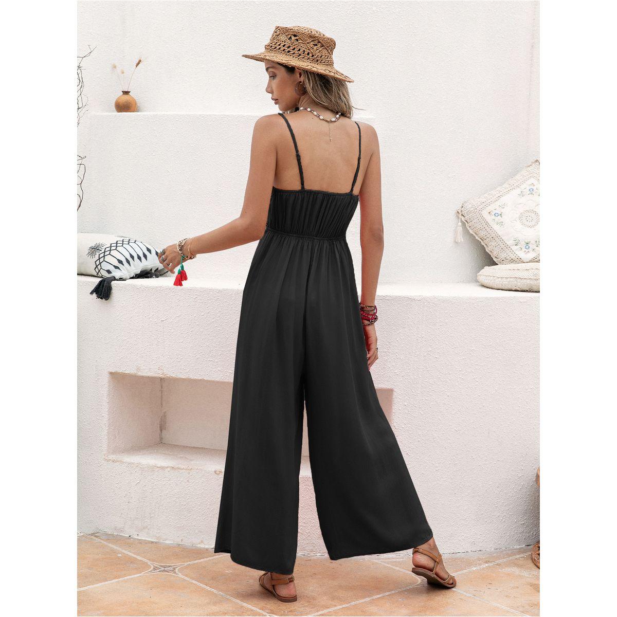 جمبسوت كامي بأرجل واسعة ودانتيل رَستي دَستي × ستايلي-women-clothing-jumpsuits-image-2