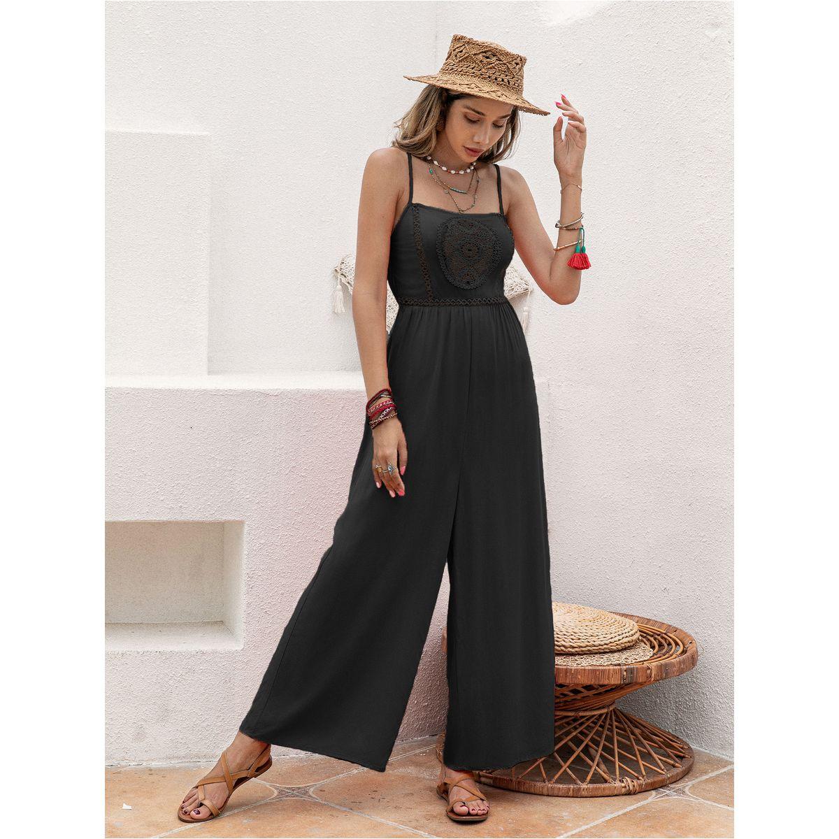 جمبسوت كامي بأرجل واسعة ودانتيل رَستي دَستي × ستايلي-women-clothing-jumpsuits-image-3