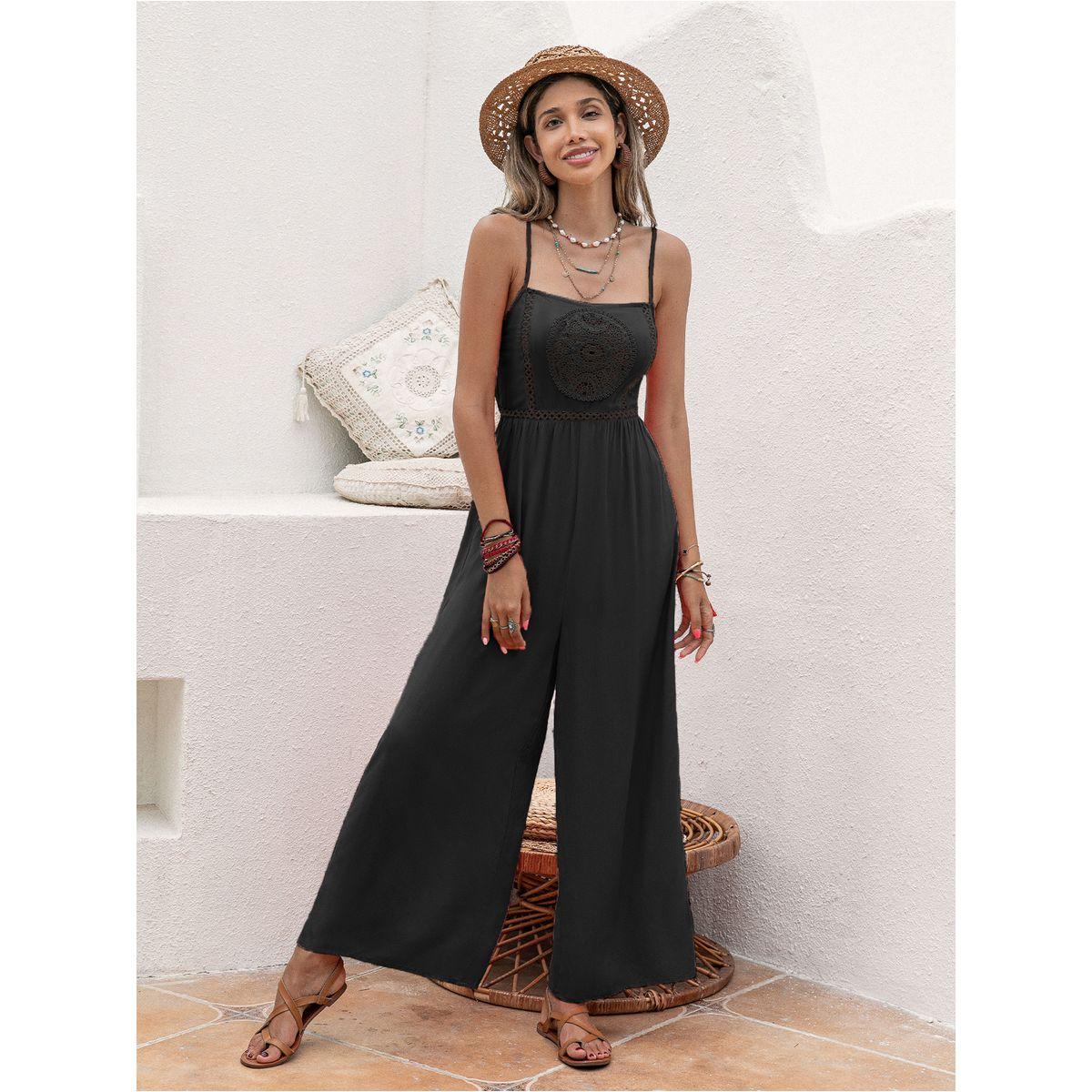 جمبسوت كامي بأرجل واسعة ودانتيل رَستي دَستي × ستايلي-women-clothing-jumpsuits-image-4