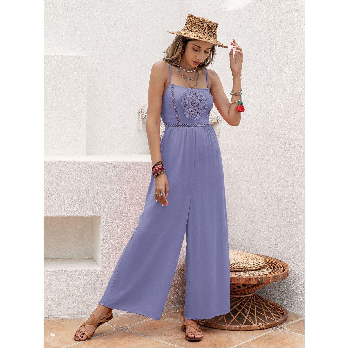 جمبسوت كامي بأرجل واسعة ودانتيل رَستي دَستي × ستايلي-women-clothing-jumpsuits-image-3