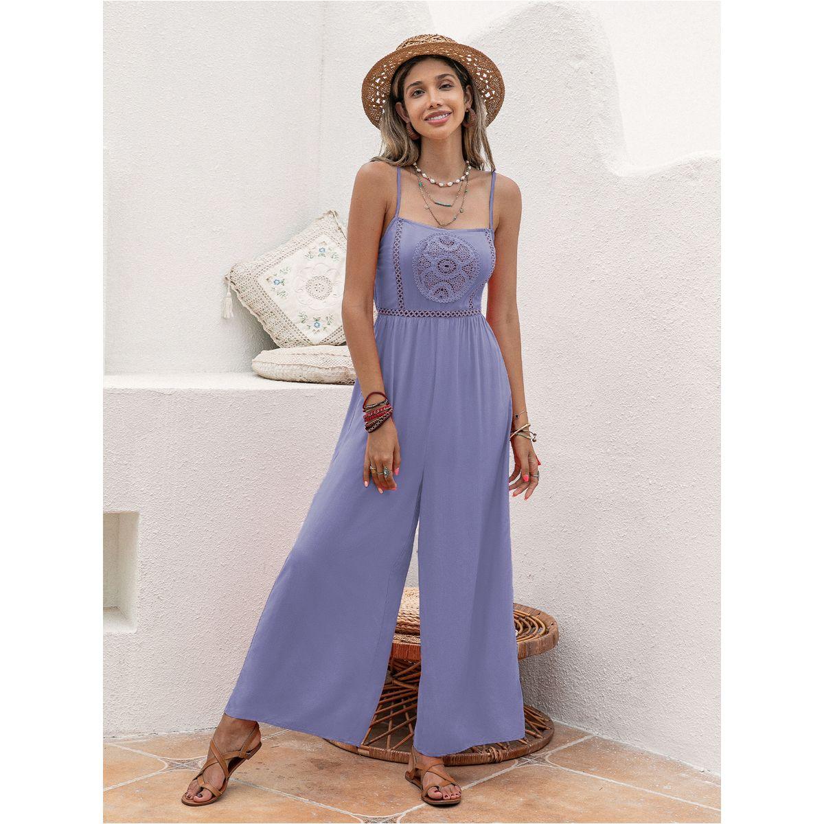 جمبسوت كامي بأرجل واسعة ودانتيل رَستي دَستي × ستايلي-women-clothing-jumpsuits-image-4