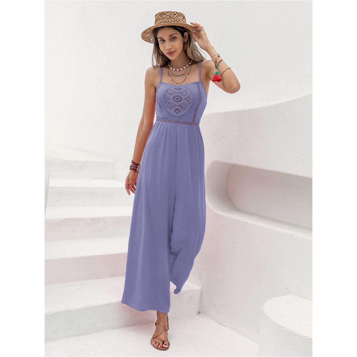 جمبسوت كامي بأرجل واسعة ودانتيل رَستي دَستي × ستايلي-women-clothing-jumpsuits-image-5