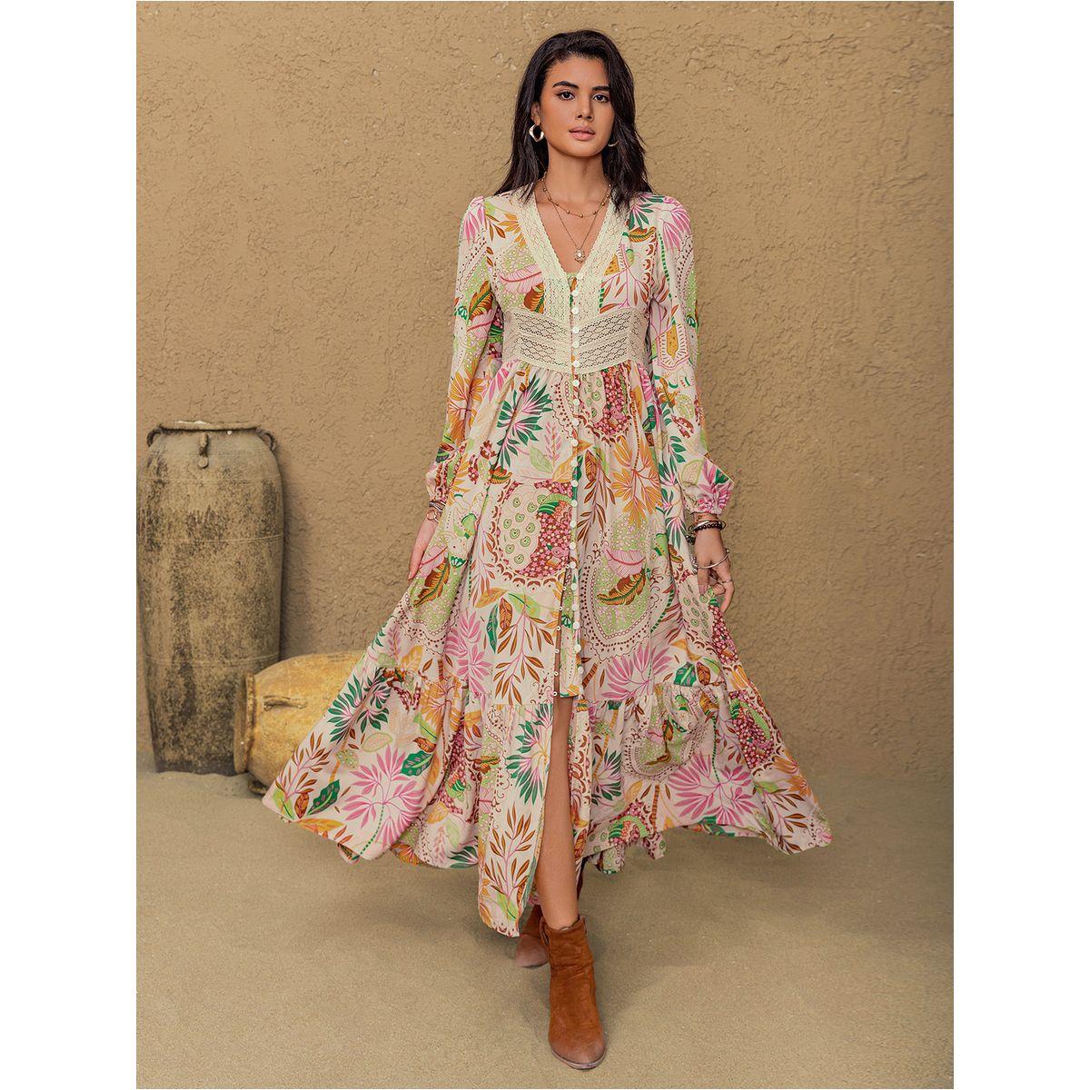 Russty Dustty X Styli Russty Dustty Floral Print Lace Detail A-Line Maxi Dress-women-clothing-dresses-image-3