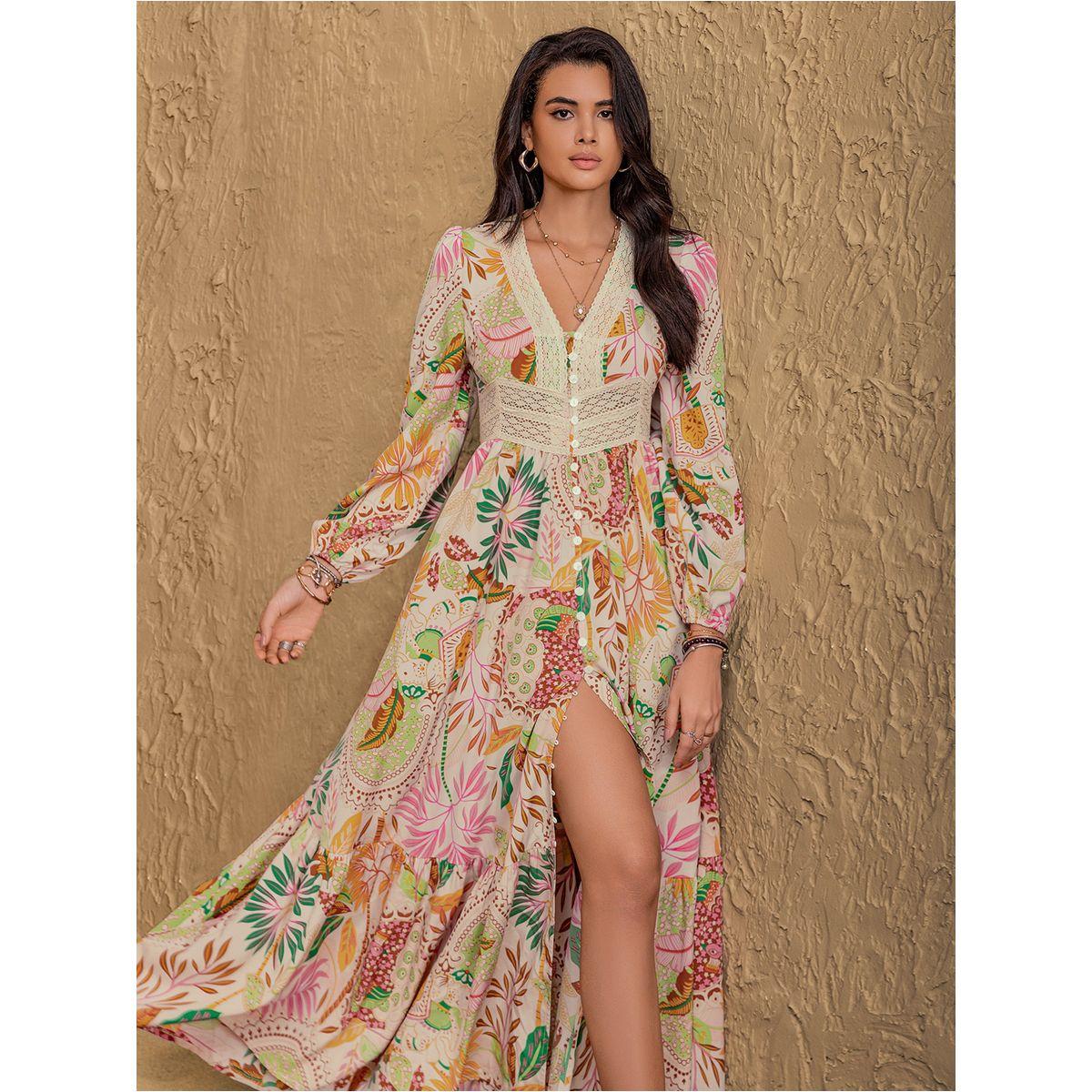 Russty Dustty X Styli Russty Dustty Floral Print Lace Detail A-Line Maxi Dress-women-clothing-dresses-image-6