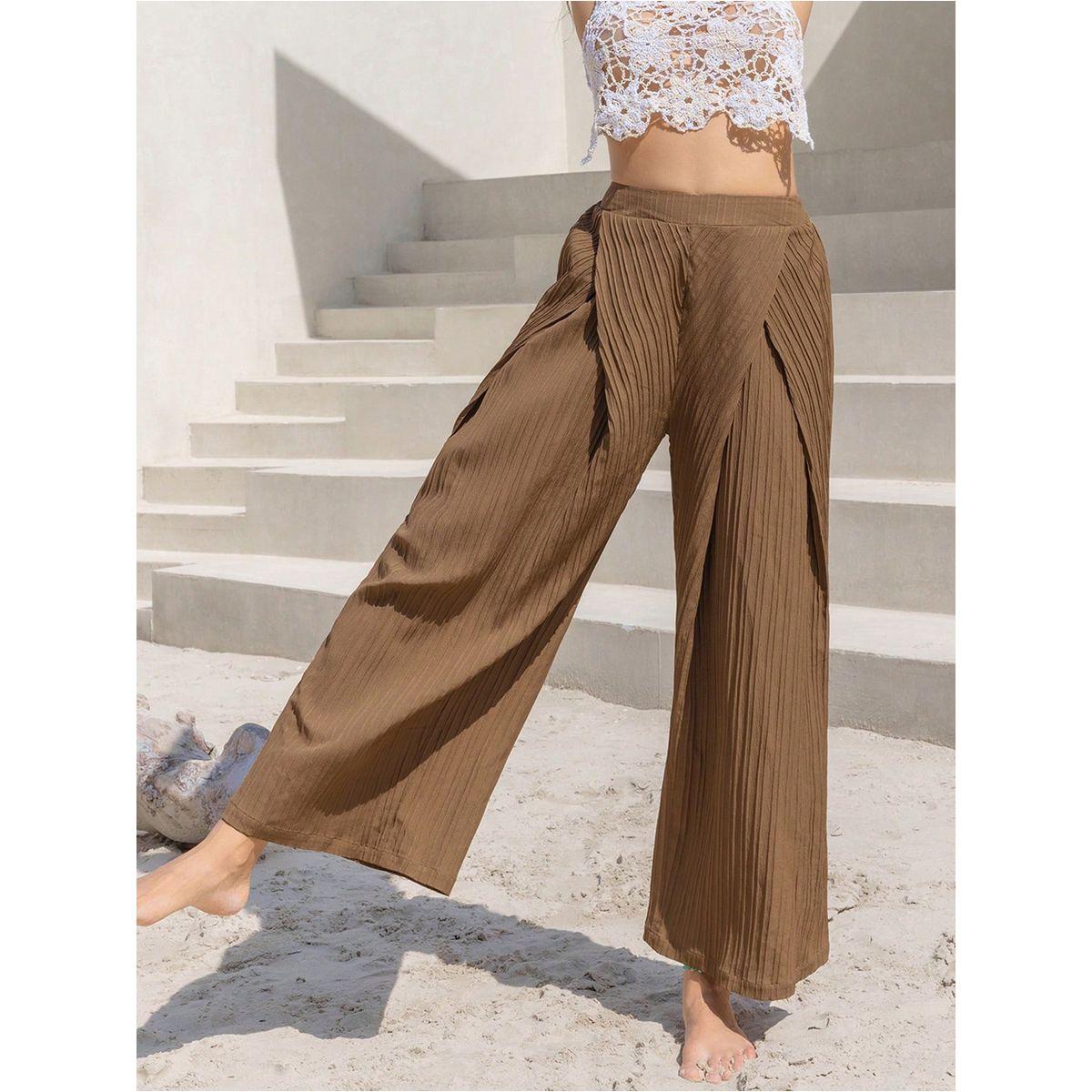Russty Dustty X Styli Russty Dustty Pintuck Design Layered Straight Leg Culotte Pants-women-clothing-bottoms-trousers-image-5