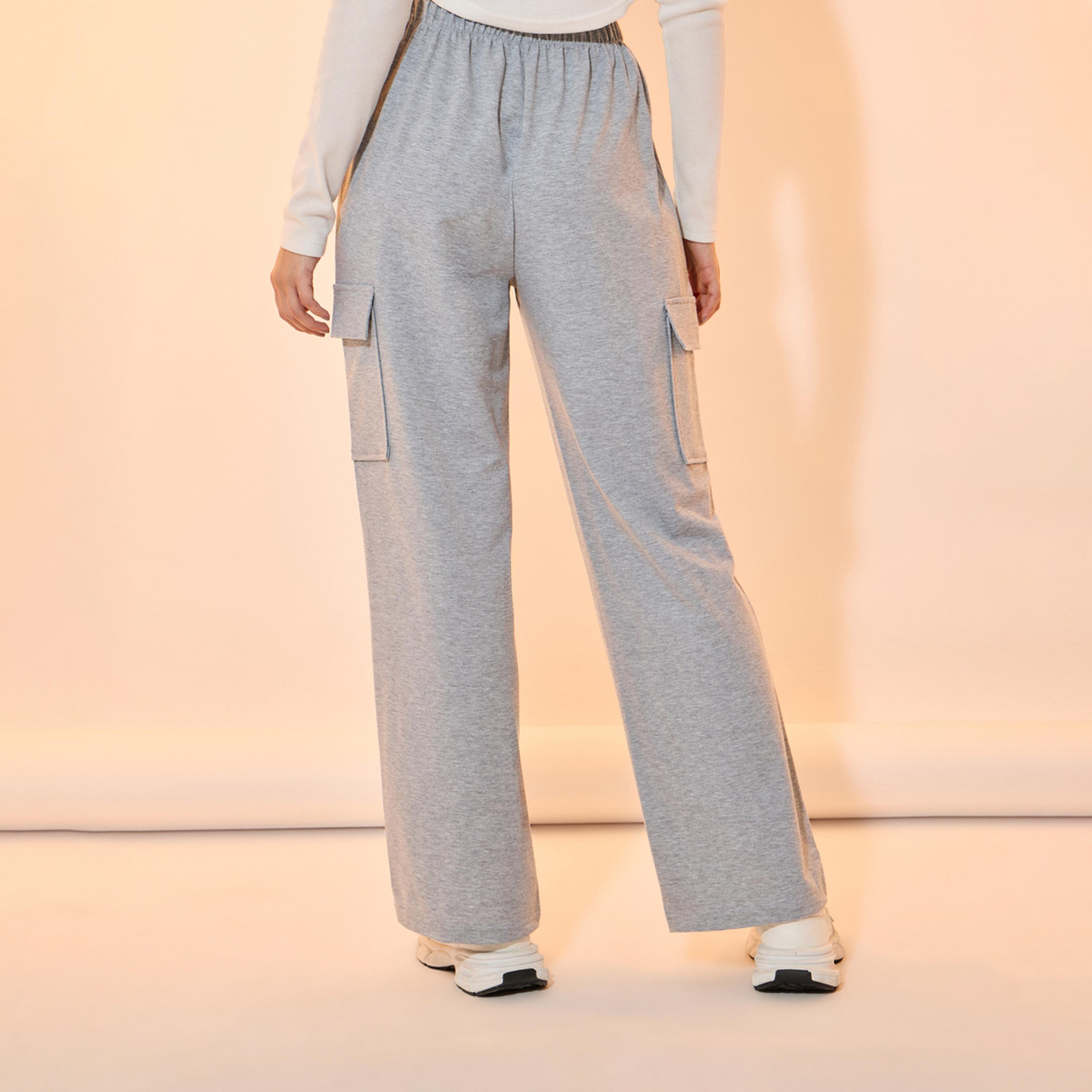 Take Two Solid Straight Fit Pocket Detail Pants with Drawstring-women-clothing-bottoms-trousers-image-4