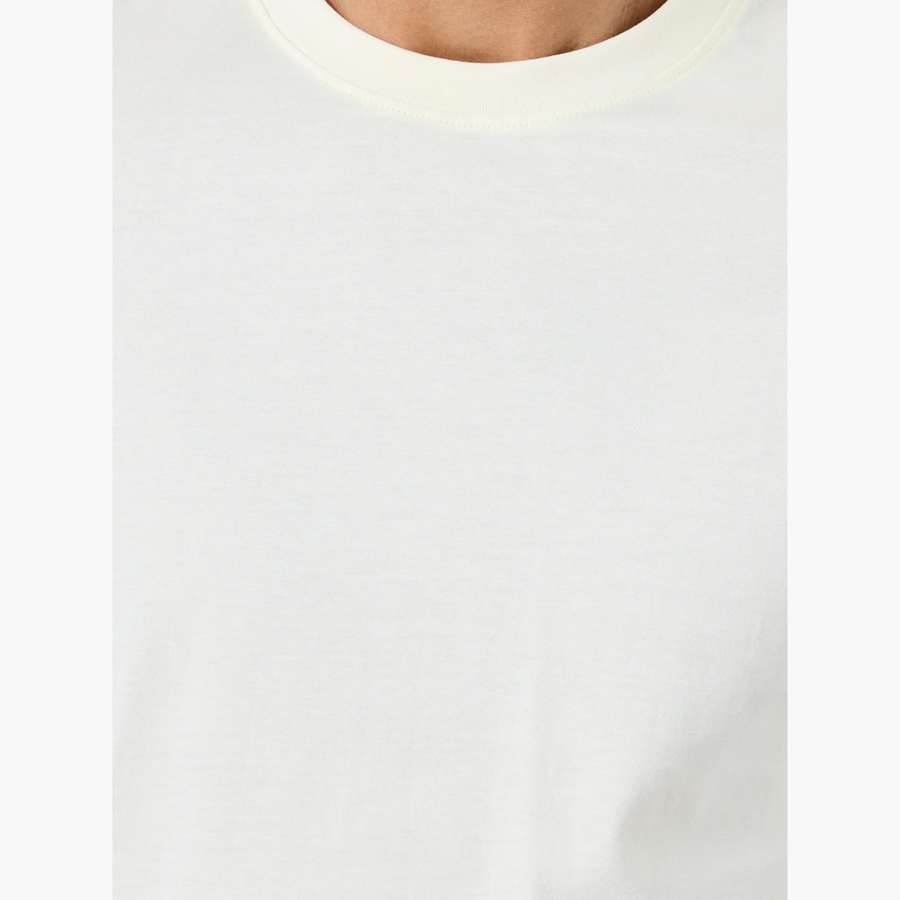 Styli Men Cream Graphic Print Oversized T-Shirt-men-clothing-tshirtsandpolos-tshirts-image-3