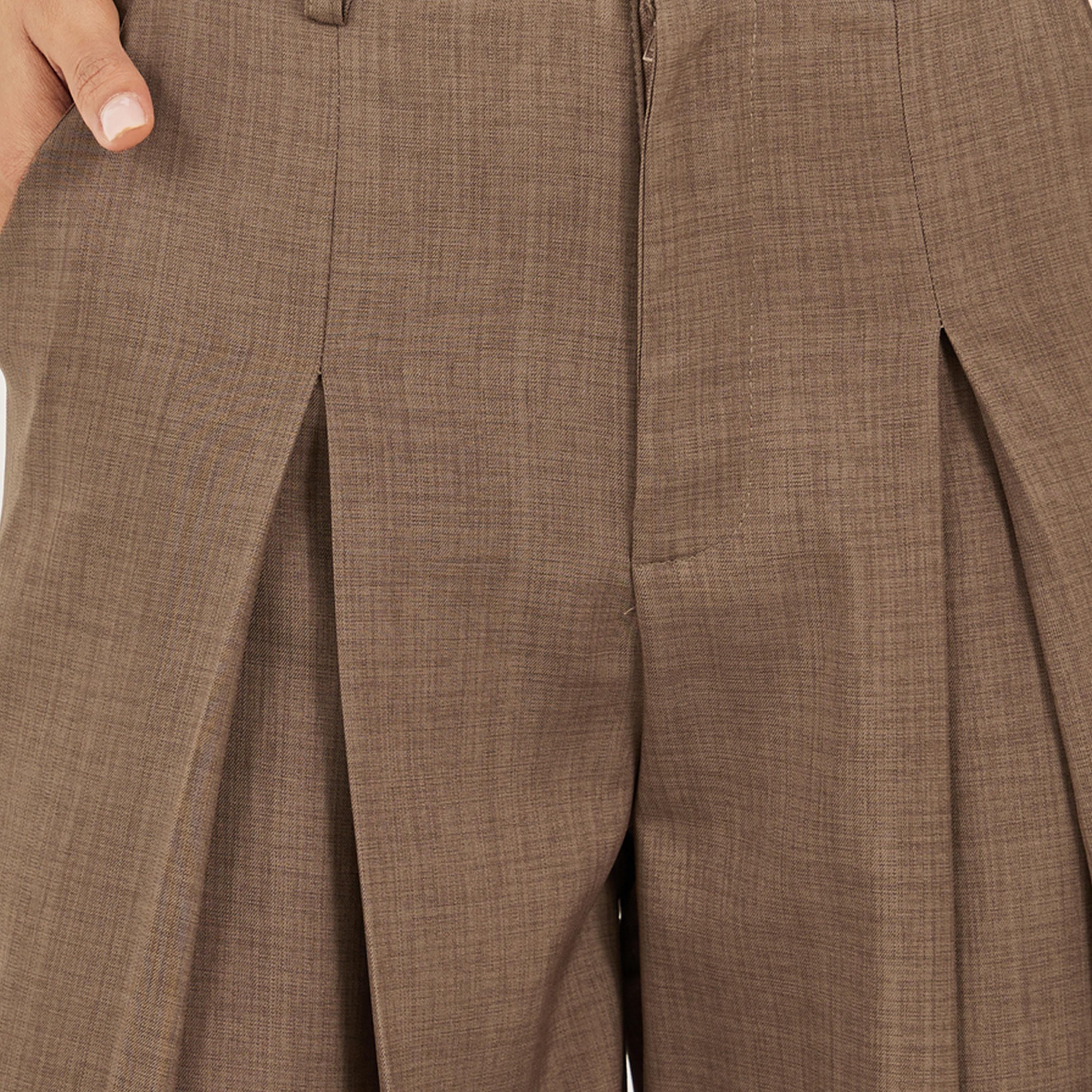 Styli Brown High Rise Wide Leg Pants-women-clothing-bottoms-trousers-image-3