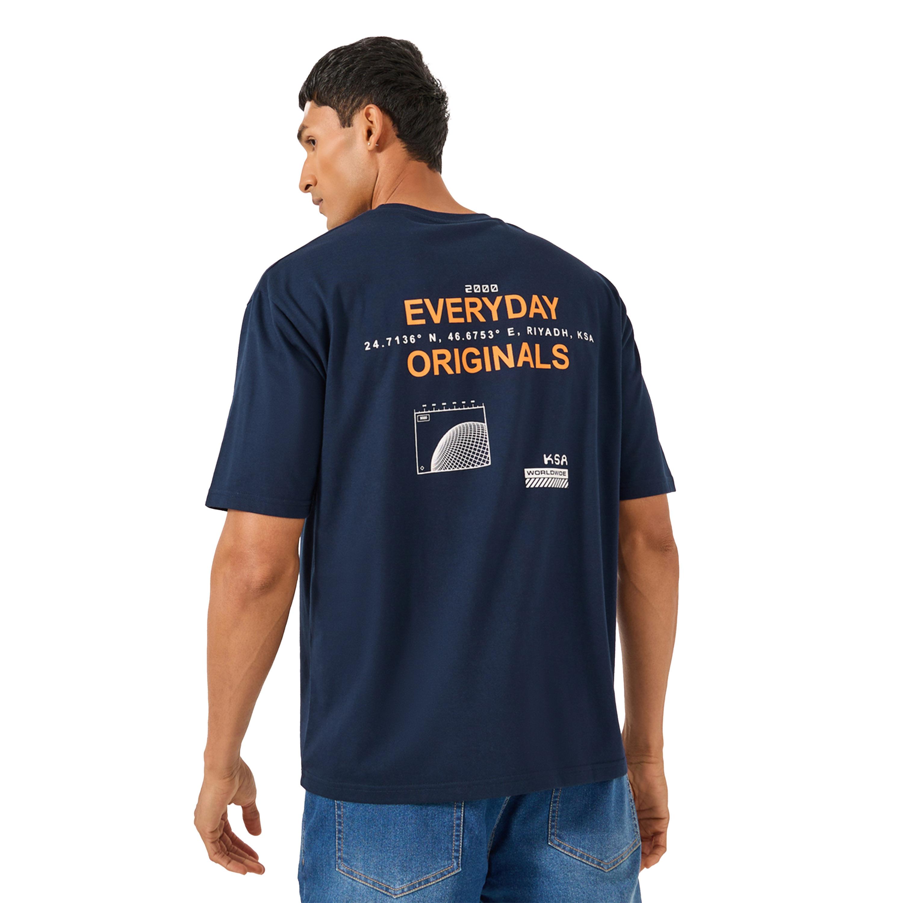 Styli Slogan Print Oversized Round Neck T-Shirt-men-clothing-tshirtsandpolos-tshirts-image-4