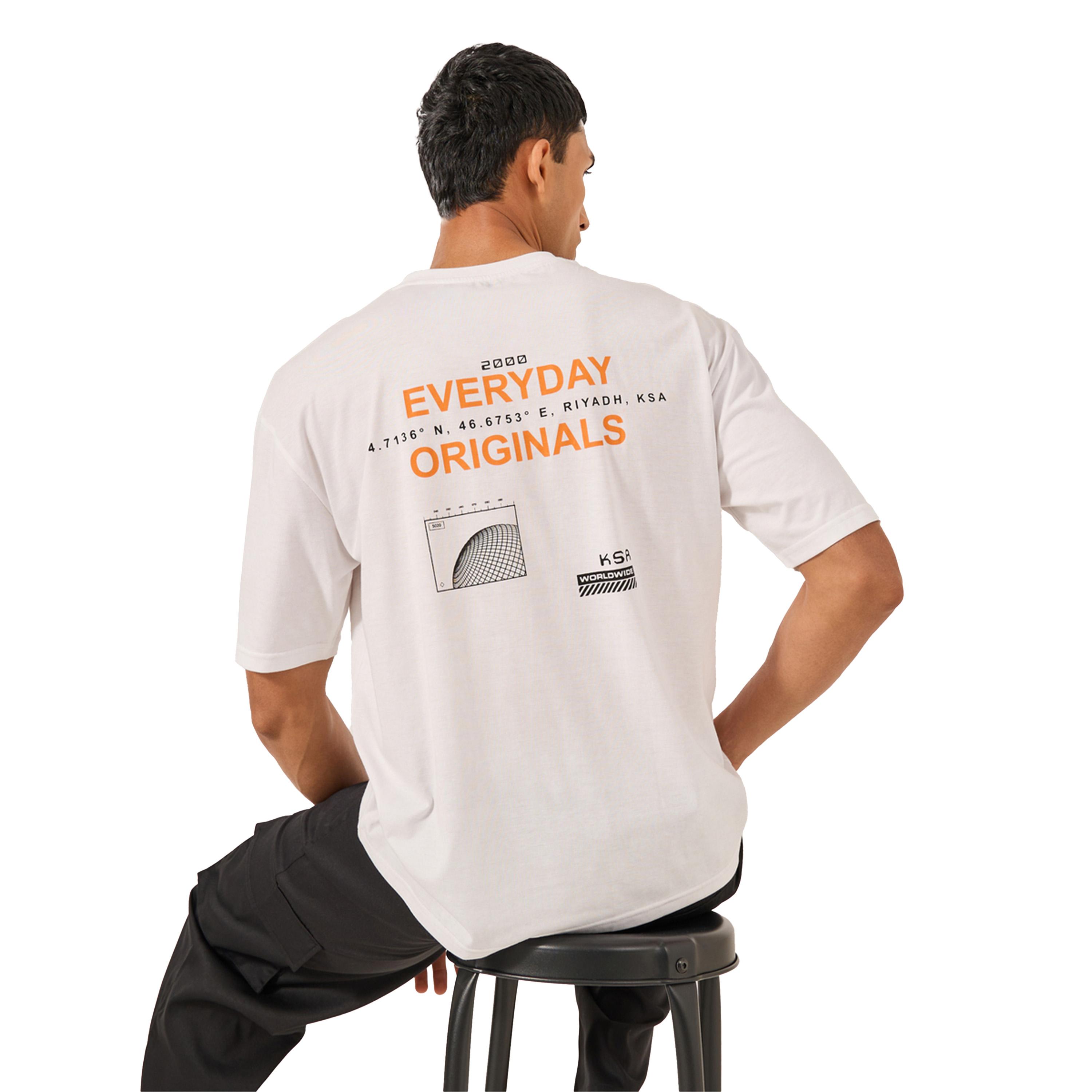 Styli Slogan Print Oversized Round Neck T-Shirt-men-clothing-tshirtsandpolos-tshirts-image-2