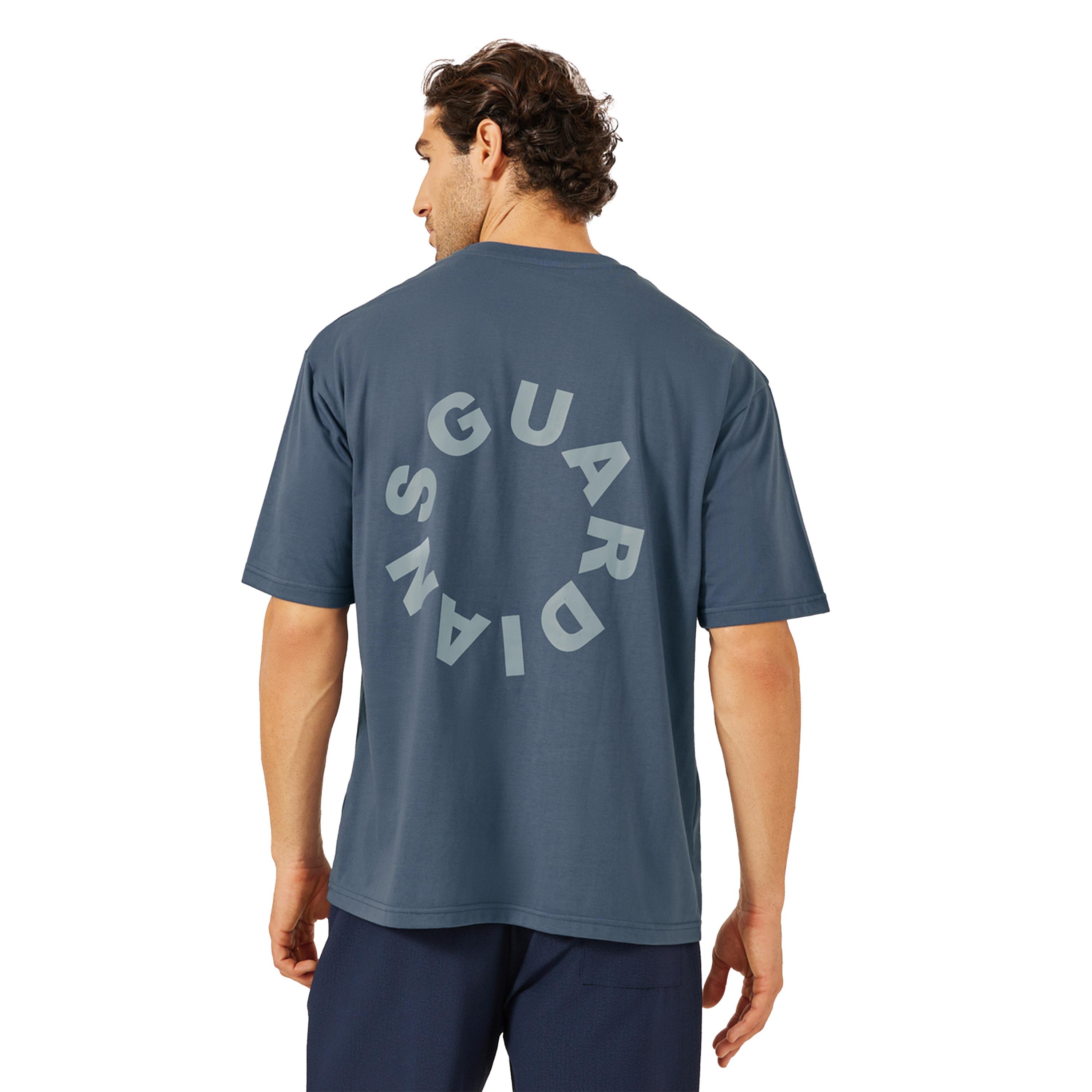 ستايلي - تي شيرت كبير الحجم بأكمام قصيرة بطباعة نص-men-clothing-tshirtsandpolos-tshirts-image-2