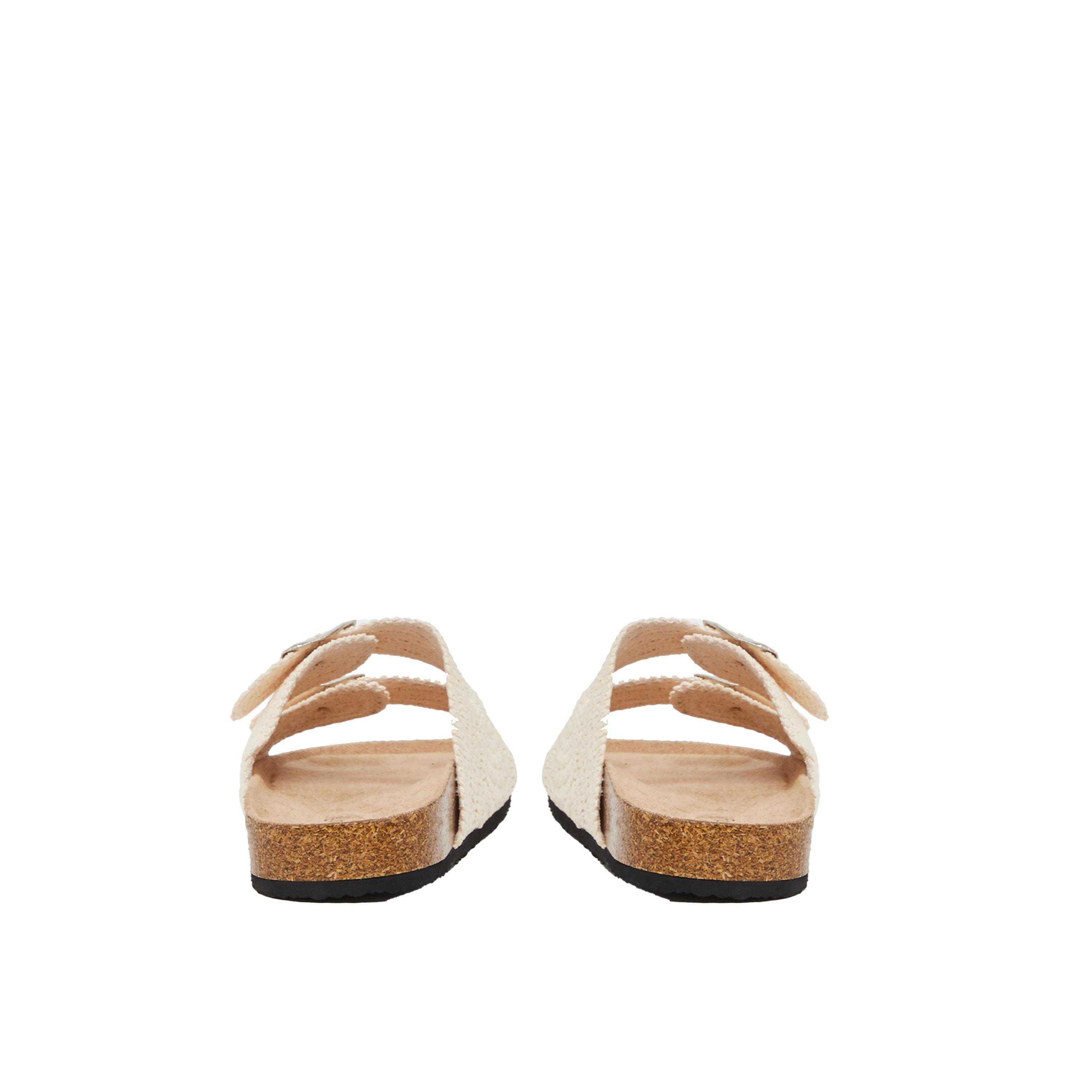 Styli Crochet Two Strap Flat Sandals-women-shoes-sandals-flats-image-4