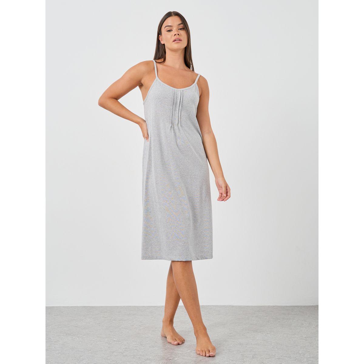 مجموعة من 2 قميص نوم بتفاصيل محزوزة-women-clothing-nightwear-nighties-image-2