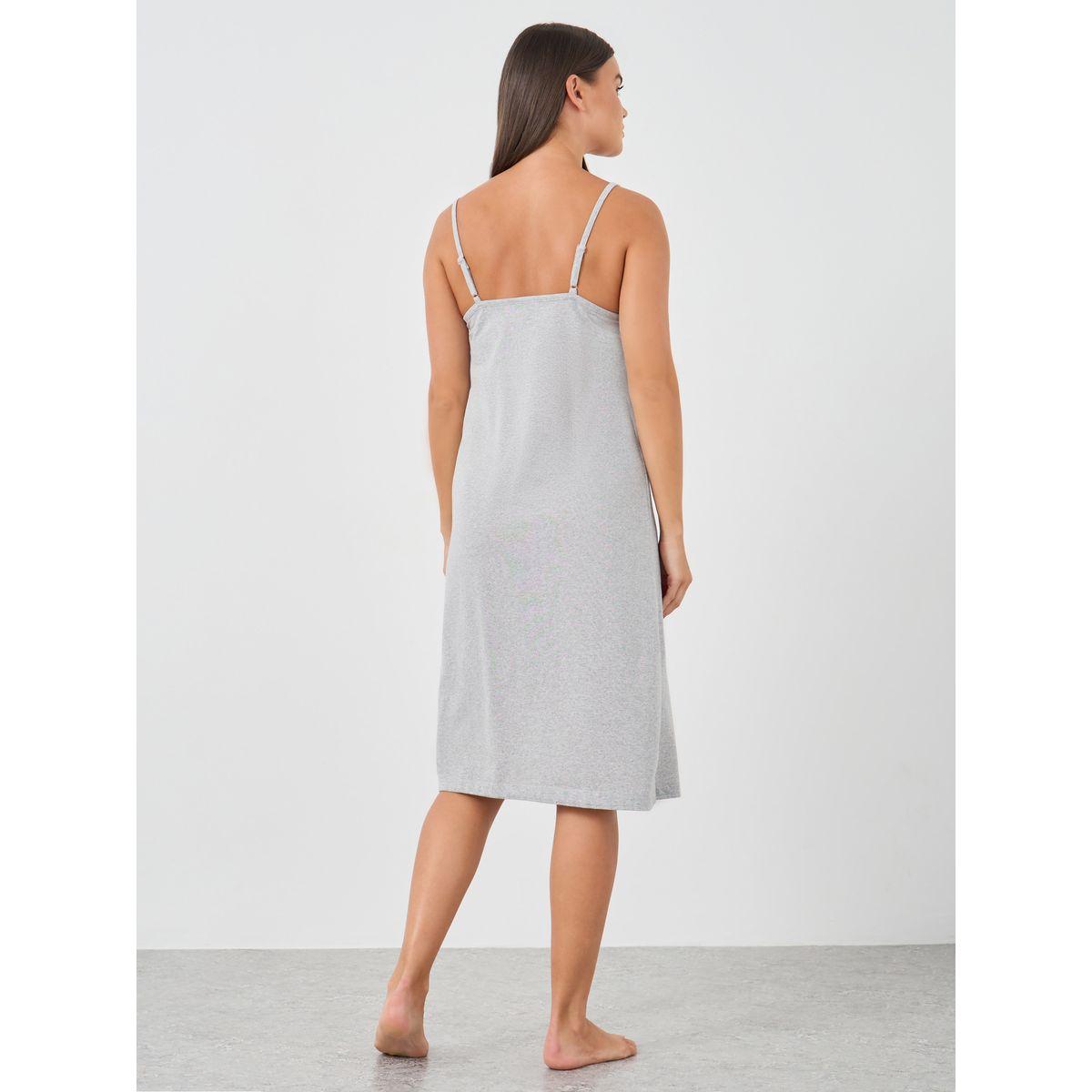 مجموعة من 2 قميص نوم بتفاصيل محزوزة-women-clothing-nightwear-nighties-image-5