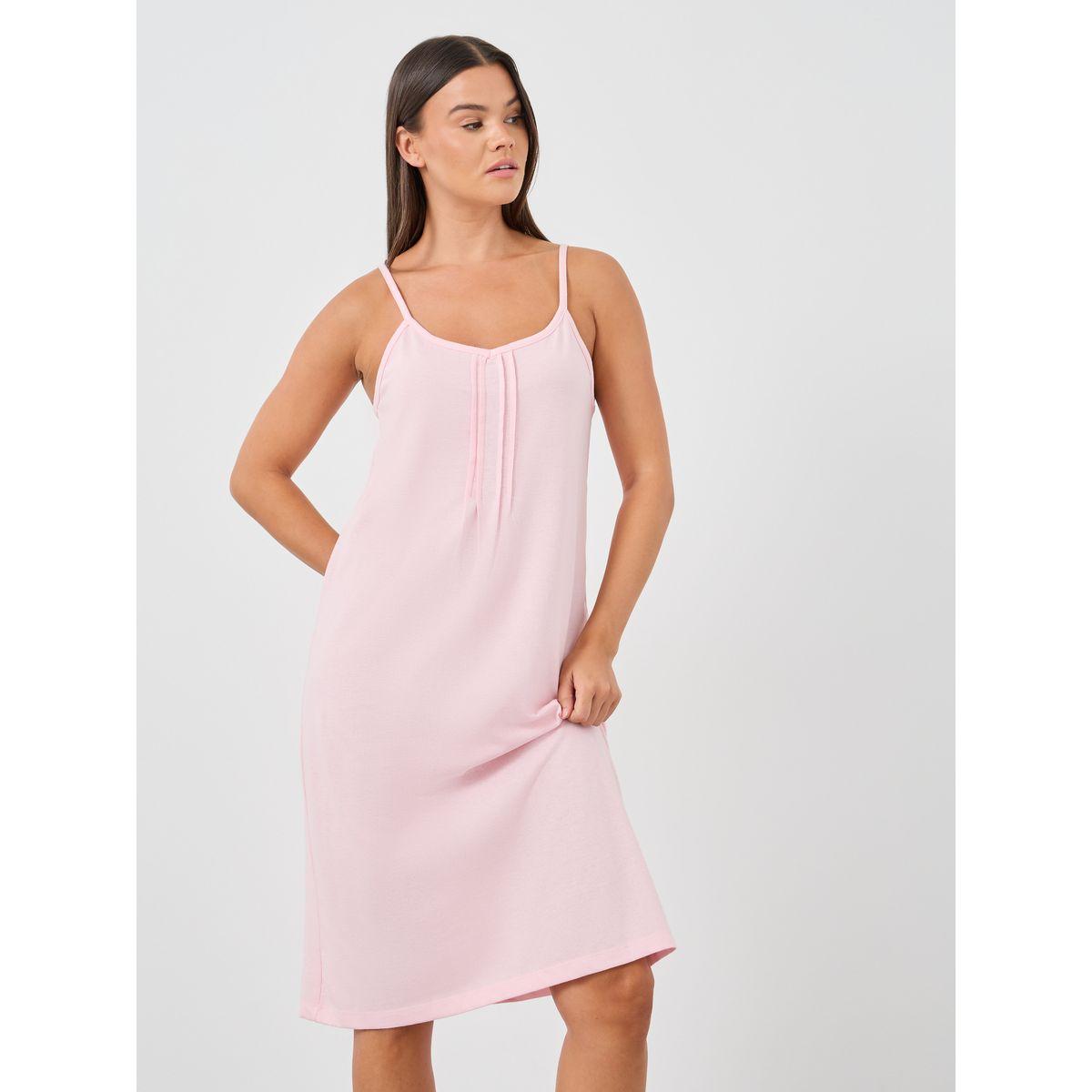 مجموعة من 2 قميص نوم بتفاصيل محزوزة-women-clothing-nightwear-nighties-image-3