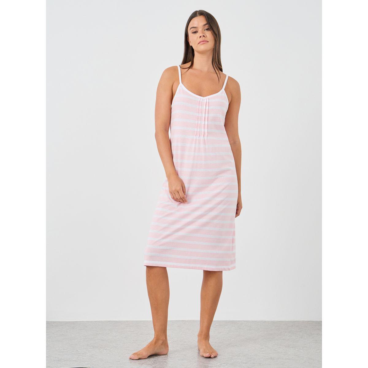 مجموعة من 2 قميص نوم بتفاصيل محزوزة-women-clothing-nightwear-nighties-image-6