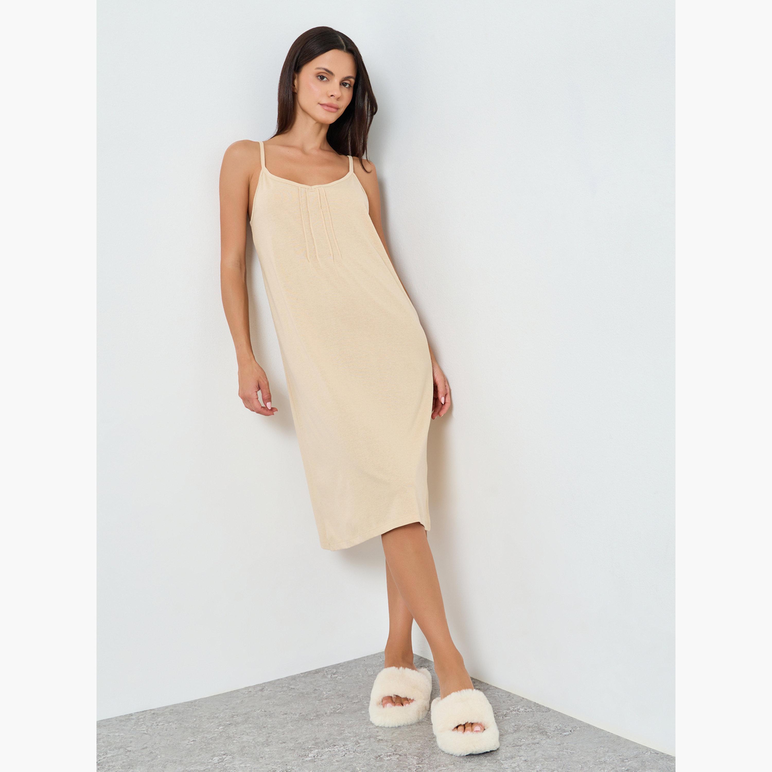 Styli Pack of 2 - Women Striped Slipdress-women-clothing-nightwear-nighties-image-2