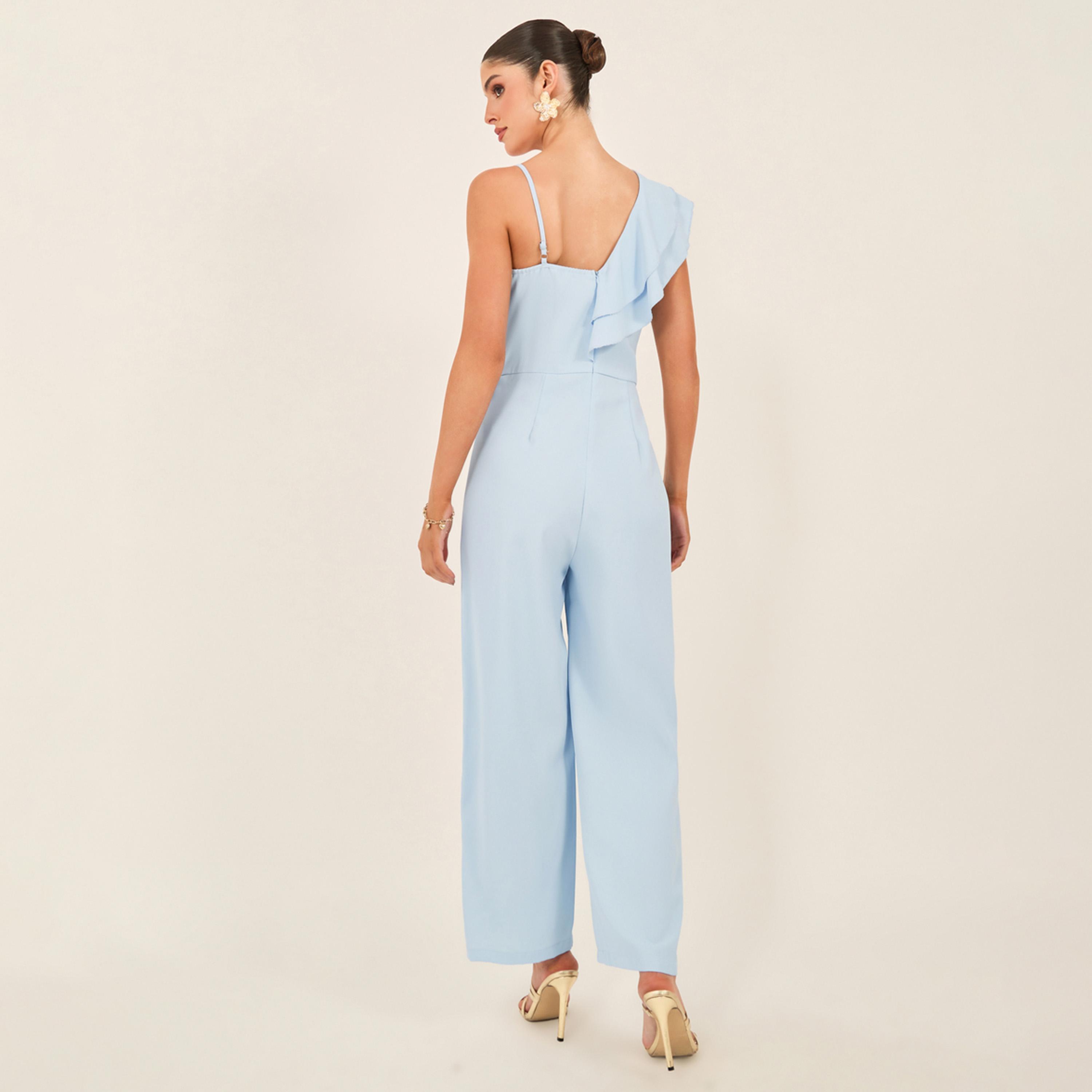 Styli Wide Leg Ruffled Detail Jumpsuit-women-clothing-jumpsuits-image-4