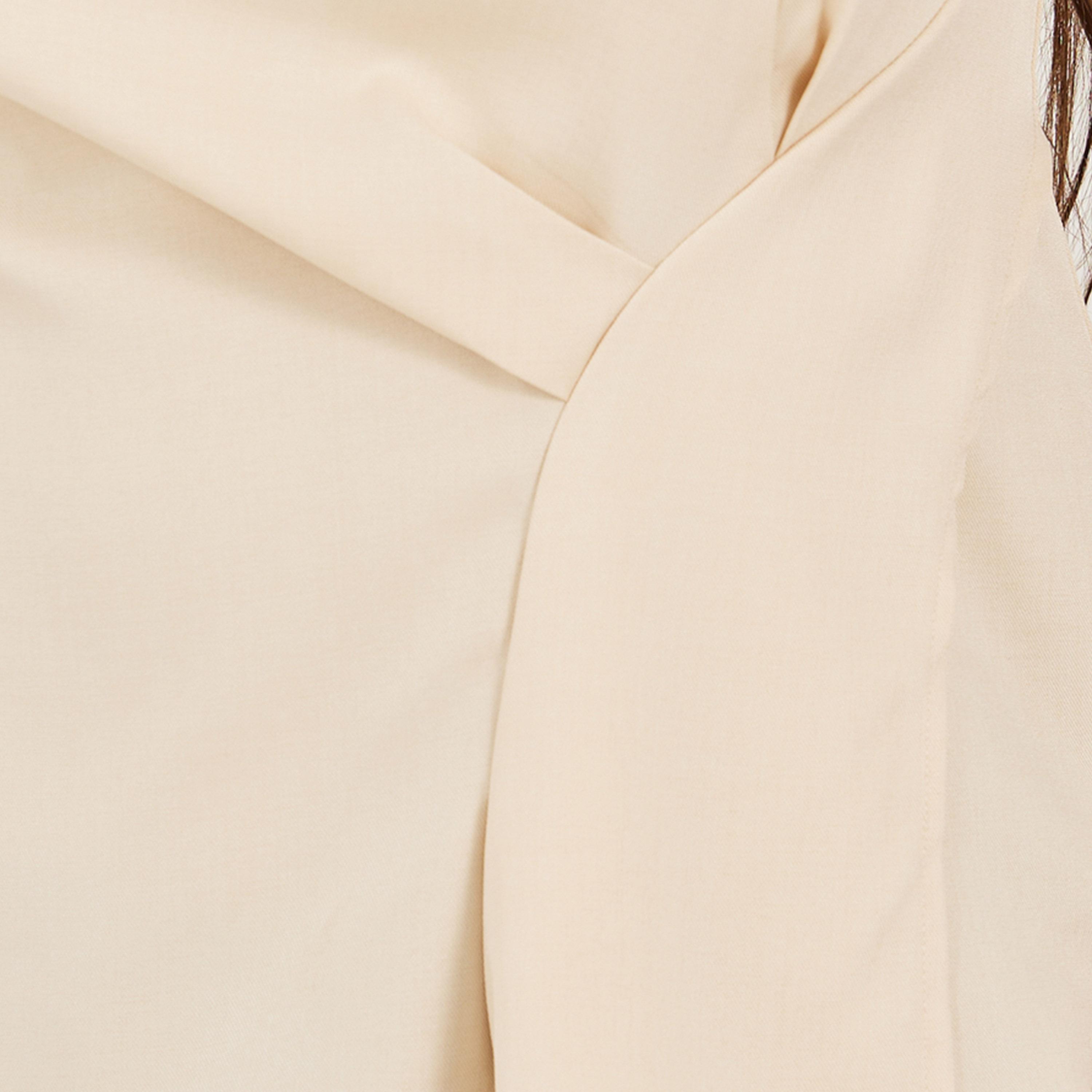 بلوزة سادة بلا أكمام بنمط لف-women-clothing-shirtsandblouses-blouses-image-3